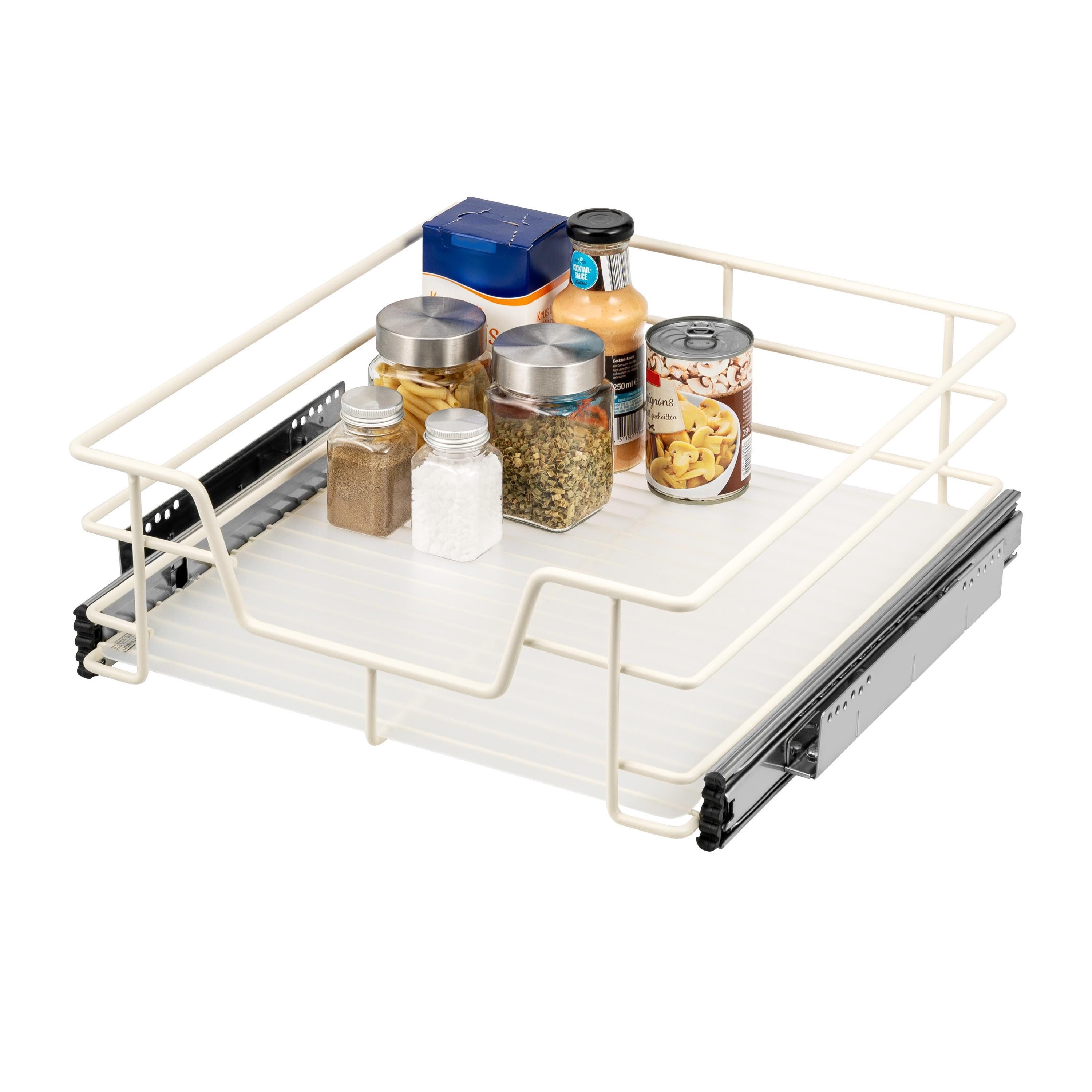 bremermann Teleskopauszug für 45 cm Schrank mit Einlegeboden, aus Metall