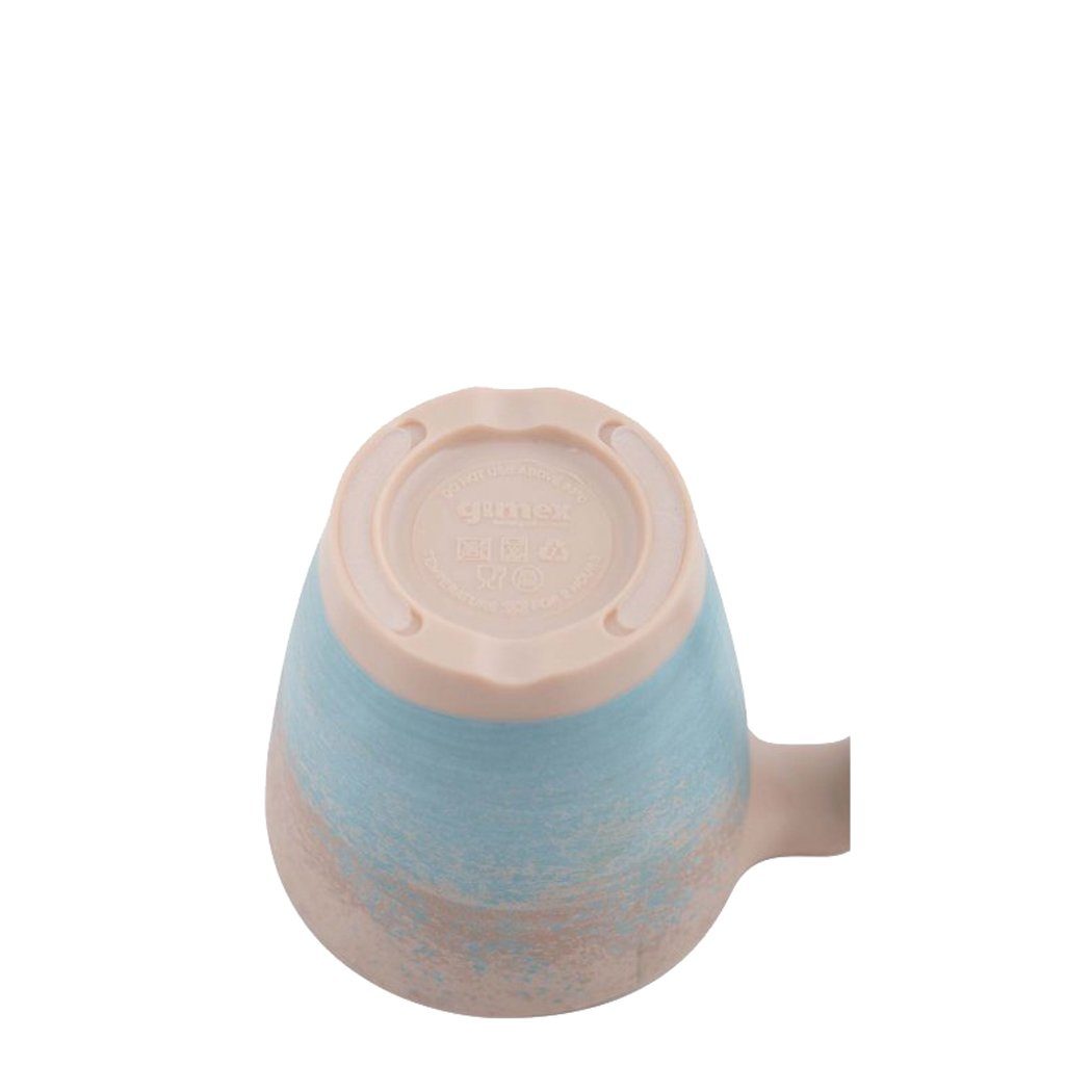 GIMEX Tasse Kaffeebecher Mug - Beige, 4 Line Stück Stone Set