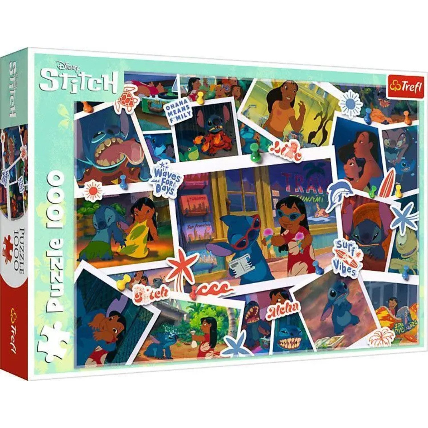Trefl Puzzle Puzzle 1000 Disney Lilo&Stitch, 1000 Puzzleteile günstig online kaufen