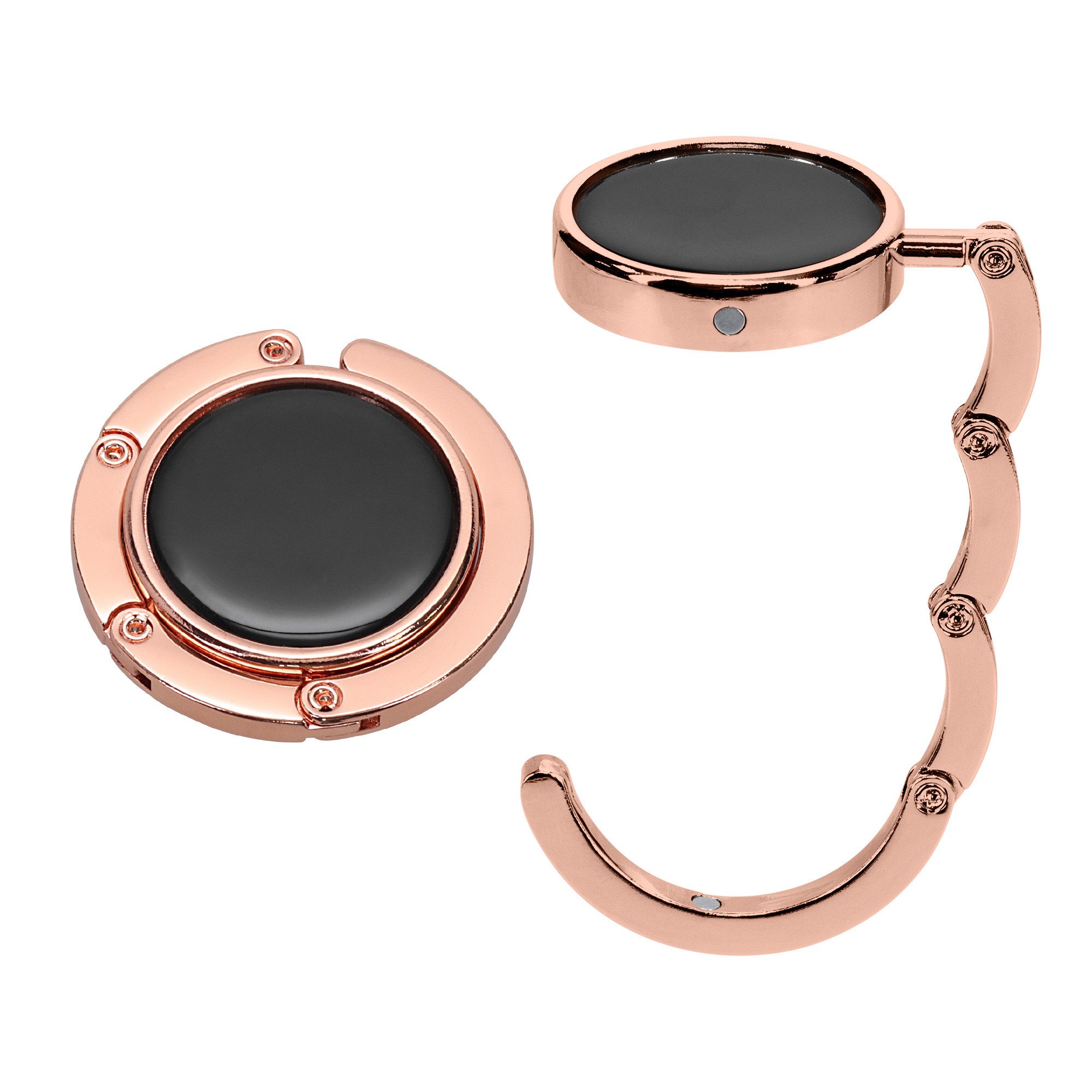 kwmobile Taschen-Halterung kwmobile Tisch Handtaschenhalter Haken, (1-tlg., 2x Faltbare Antirutsch Taschenhaken Halterung für Handtaschen)