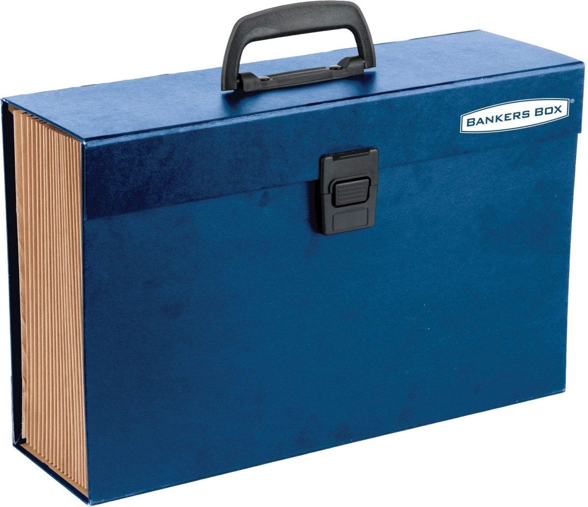 Bankers Box® Organisationsmappe Handifile Dokumentenmappe Bankers Box 368x260mm 19 Fächer blau