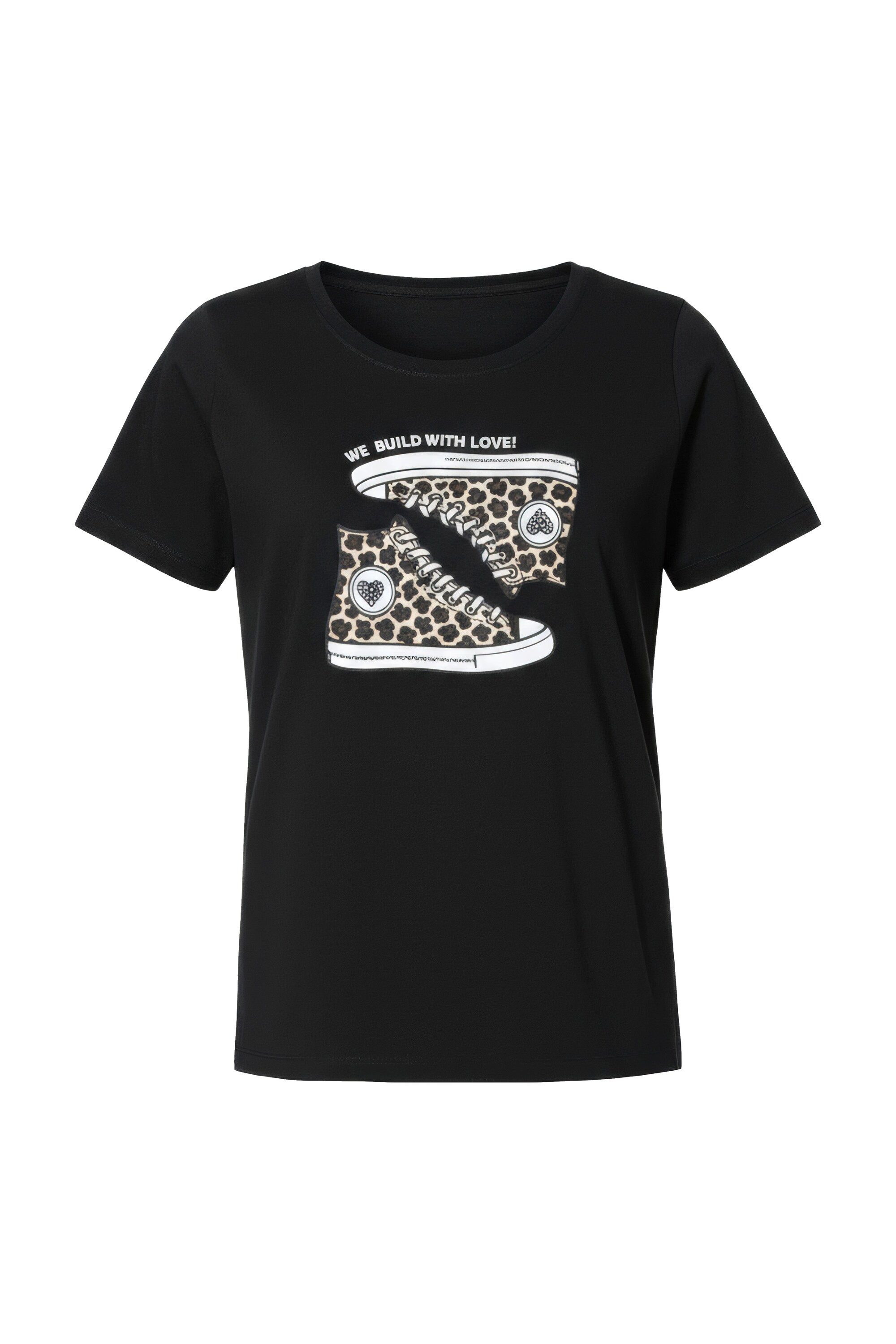 Angel of Style T-Shirt T-Shirt Komfort Fit Sneaker-Motiv Halbarm günstig online kaufen