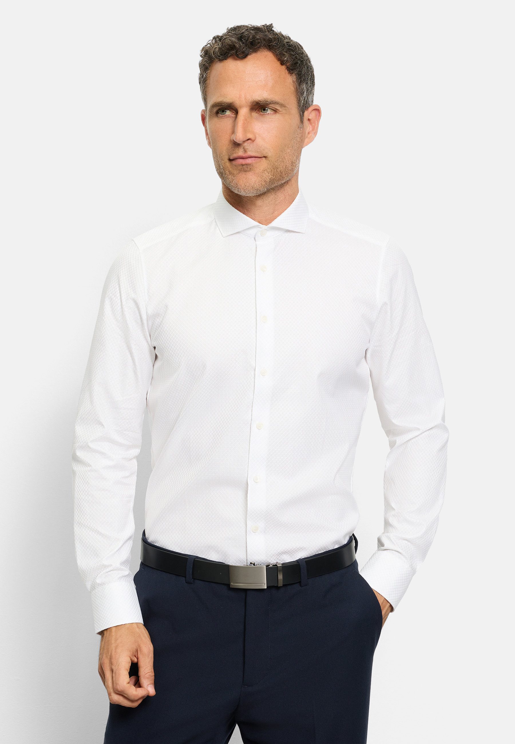 Businesshemd OLYMP Level Five, body fit, Haifisch