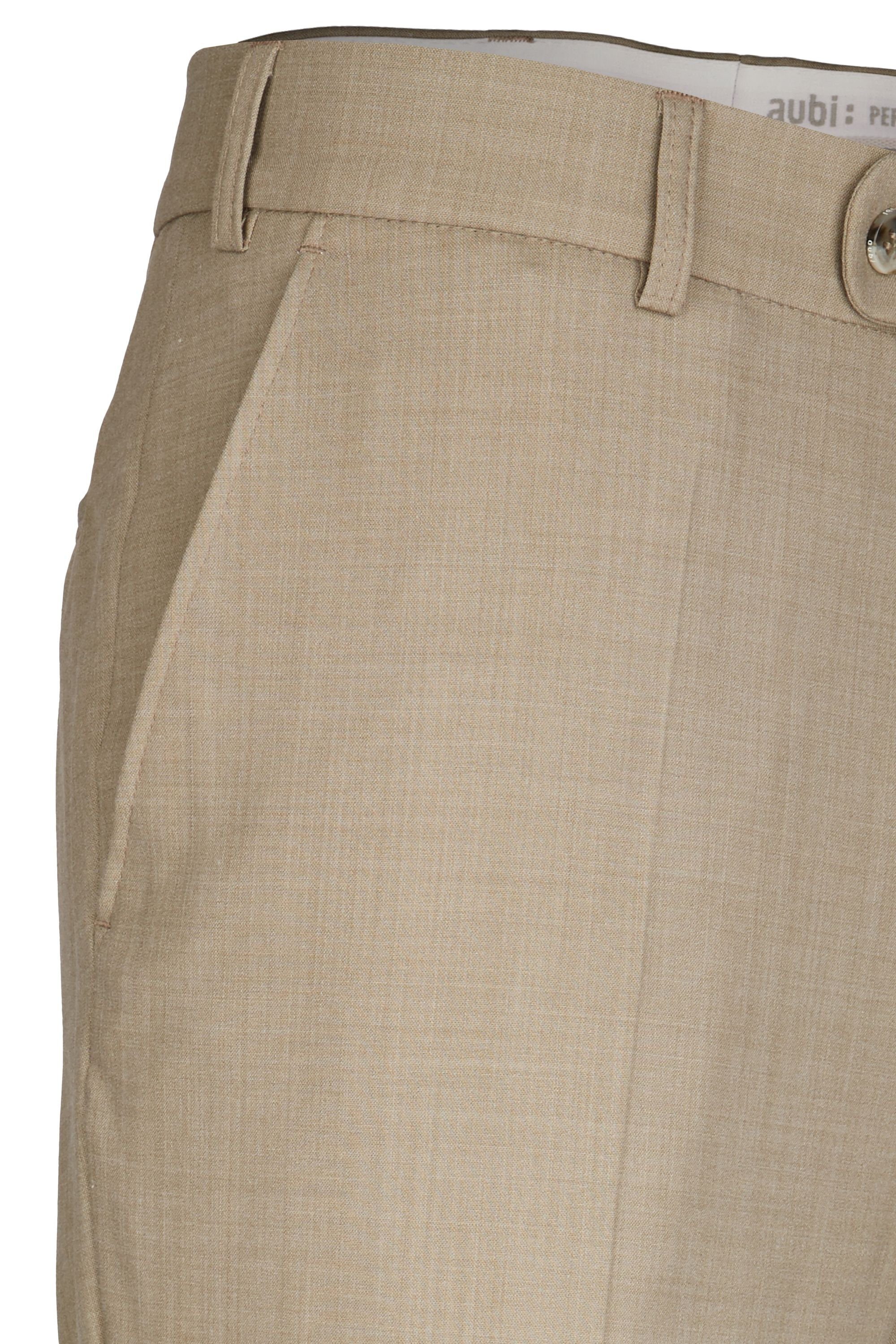 aubi: Stoffhose aubi Perfect Fit Herren Sommer Businesshose Anzughose Cool Finish Flat Front Modell 26