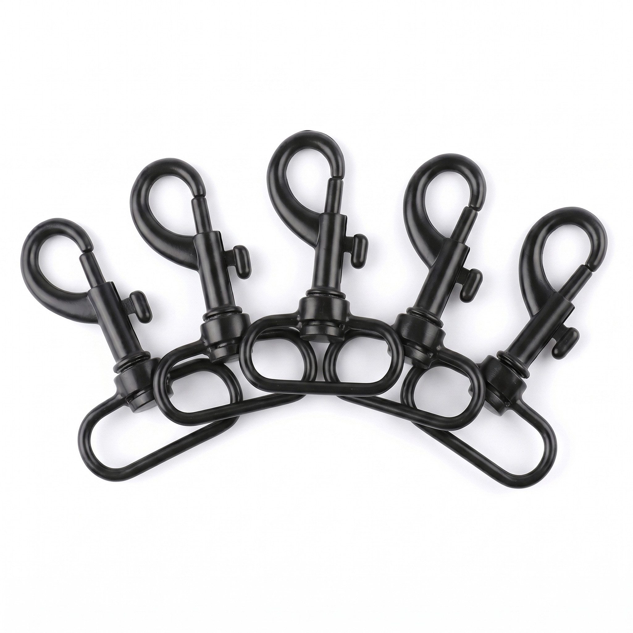 maDDma Karabiner 5 Bolzen-Karabiner Karabinerhaken Größen Farbwahl Gurtband Hundeleinen, (Paket, 5 St)