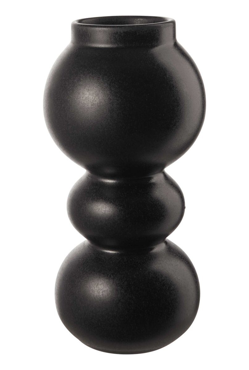 ASA SELECTION Dekovase Como Vase black iron 23,5 cm (Vasen), Wohnaccessoires