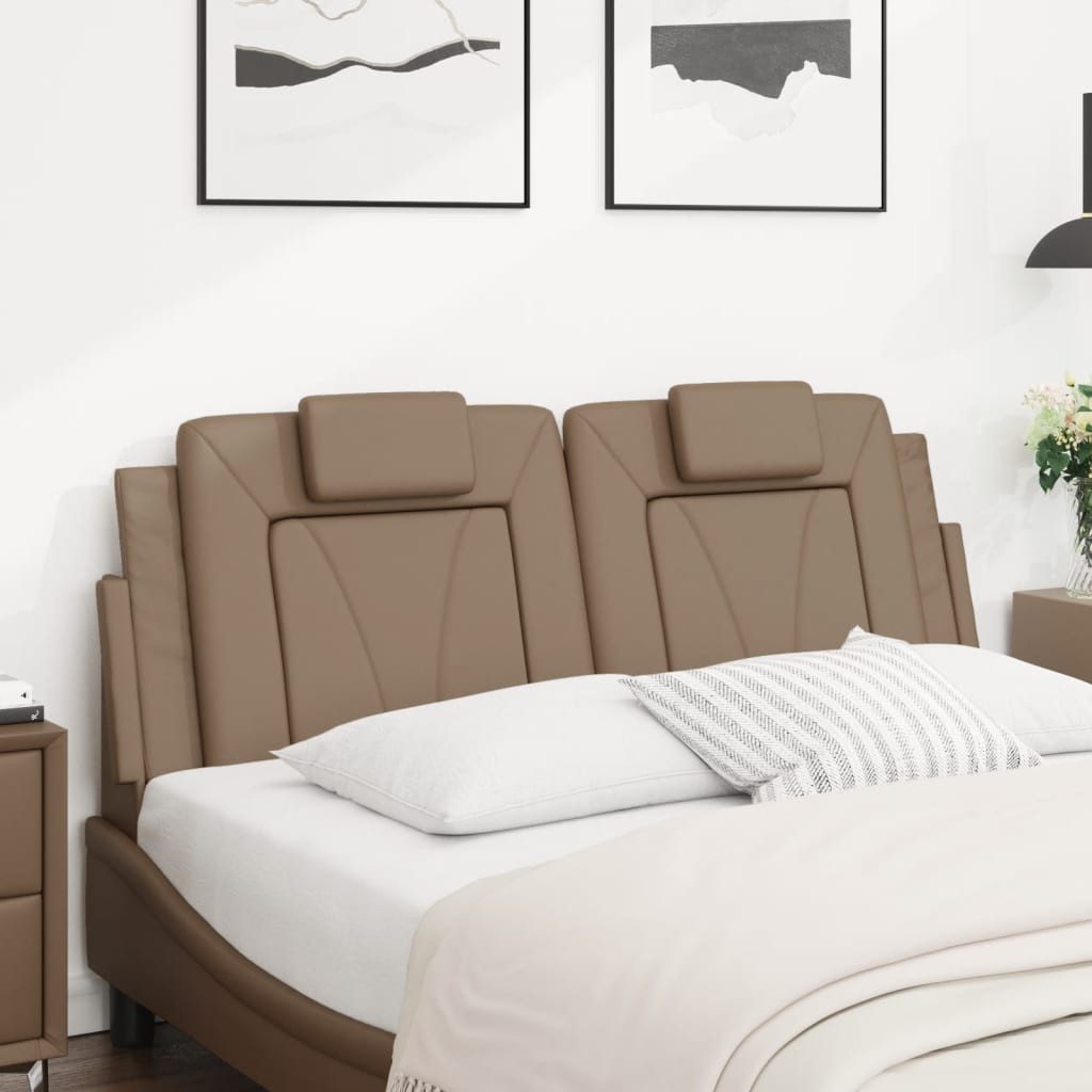 vidaXL Kopfteil Kopfteil-Kissen "Viana" Cappuccino-Braun 140 günstig online kaufen