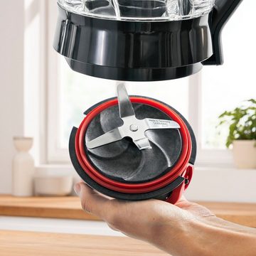 BOSCH Standmixer MMB6174SN VitaPower, 1200 W, 30.000 U/Min,ThermoSafe Glasbehälter 1,5L,inkl. Stößel+Flasche 0,6L