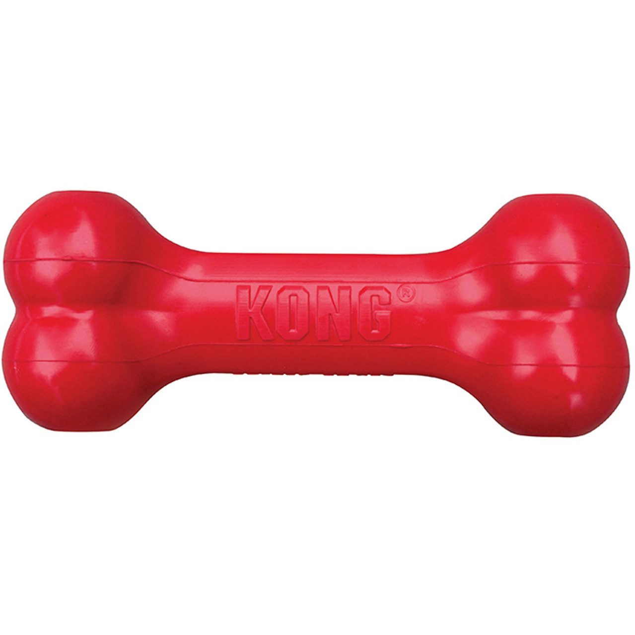Hunter Hundepfeife Kong Hundespielzeug Goodie Bone 18 cm rot