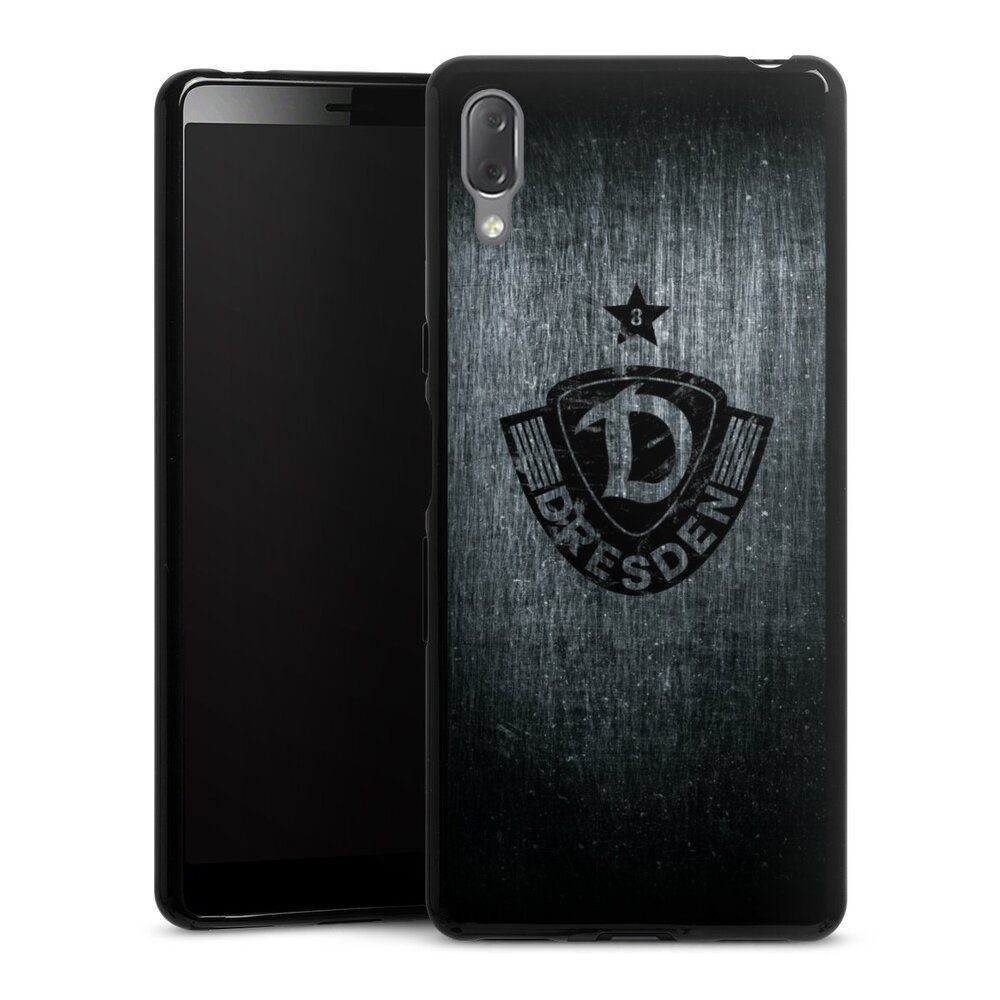 DeinDesign Handyhülle SG Dynamo Dresden Offizielles Lizenzprodukt Vintage, Sony Xperia L3 Silikon Hülle Bumper Case Handy Schutzhülle