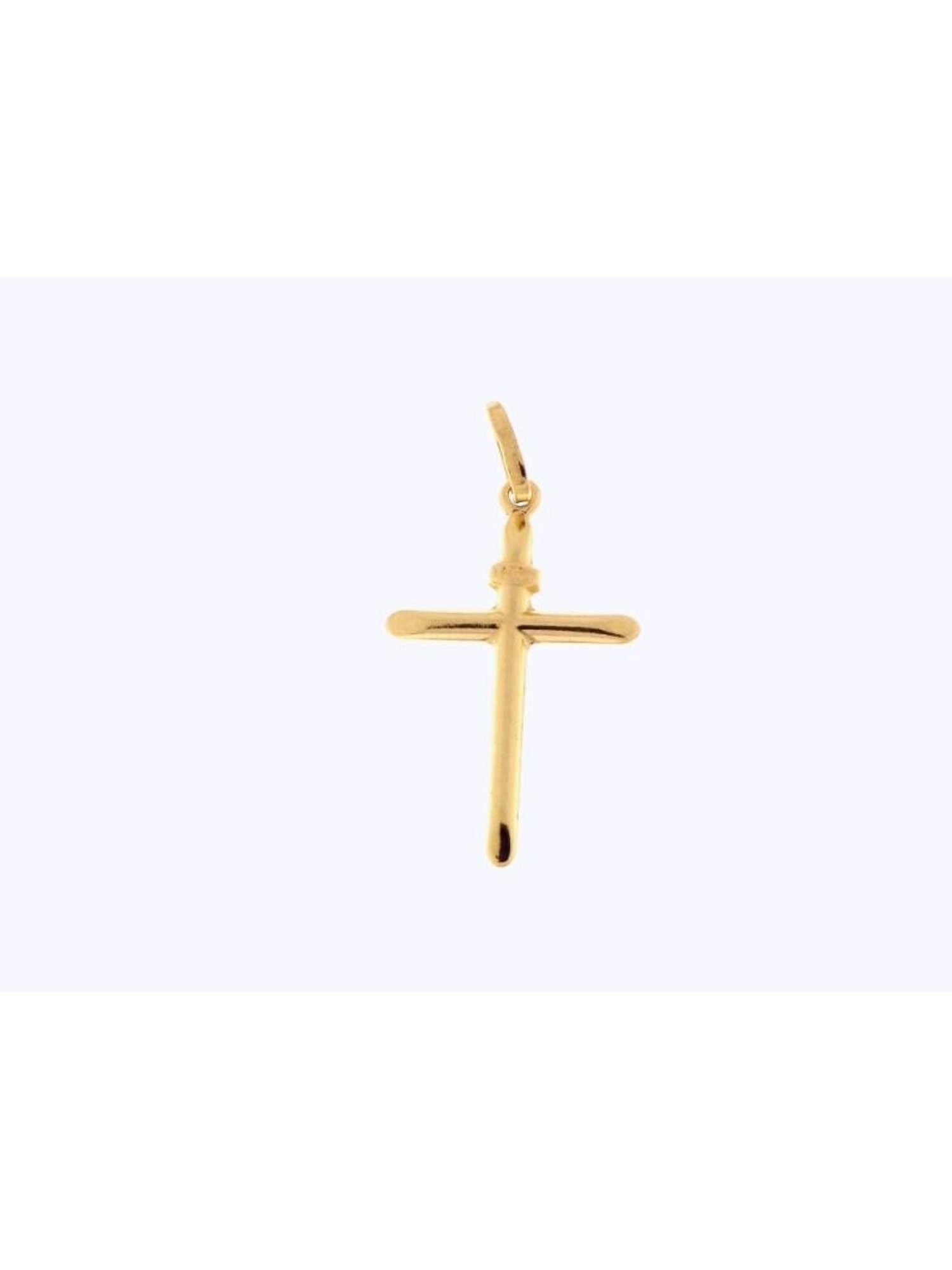 CHRIST Kettenanhänger CHRIST Herren-Anhänger 375er Gelbgold Kreuz