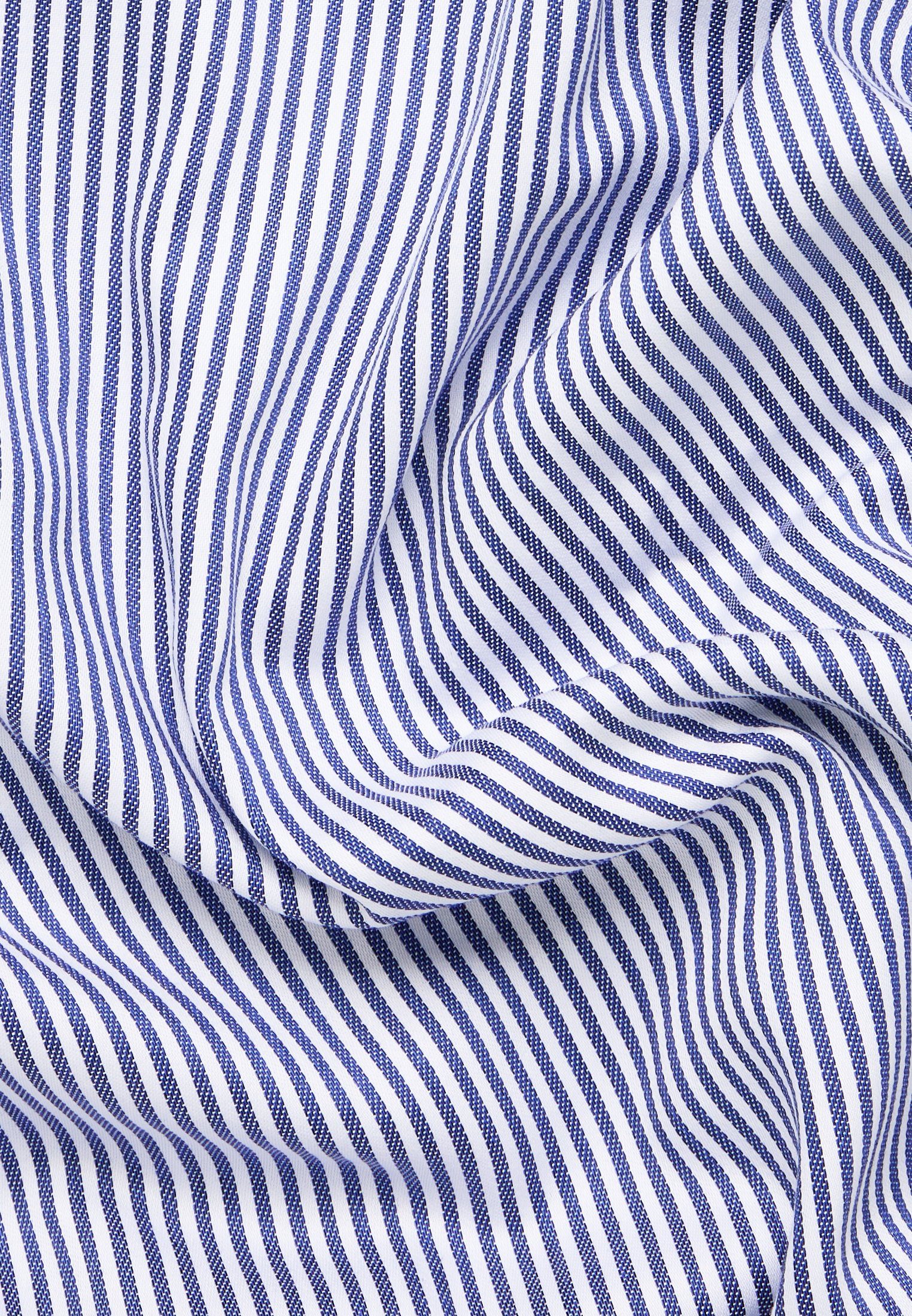 Langarmhemd FIT blau Eterna MODERN