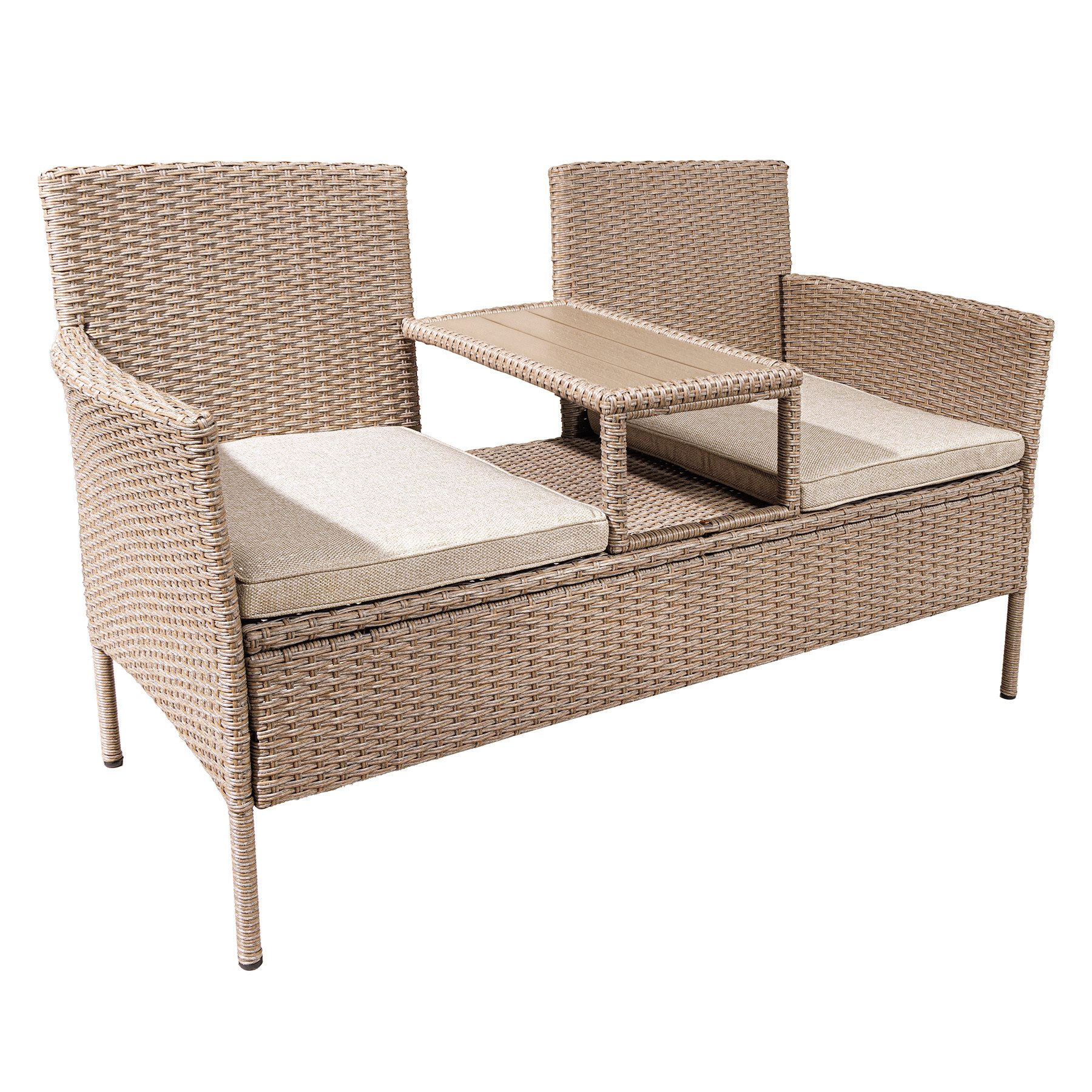 riess-ambiente Gartenbank PORTOFINO 140cm natur / günstig online kaufen