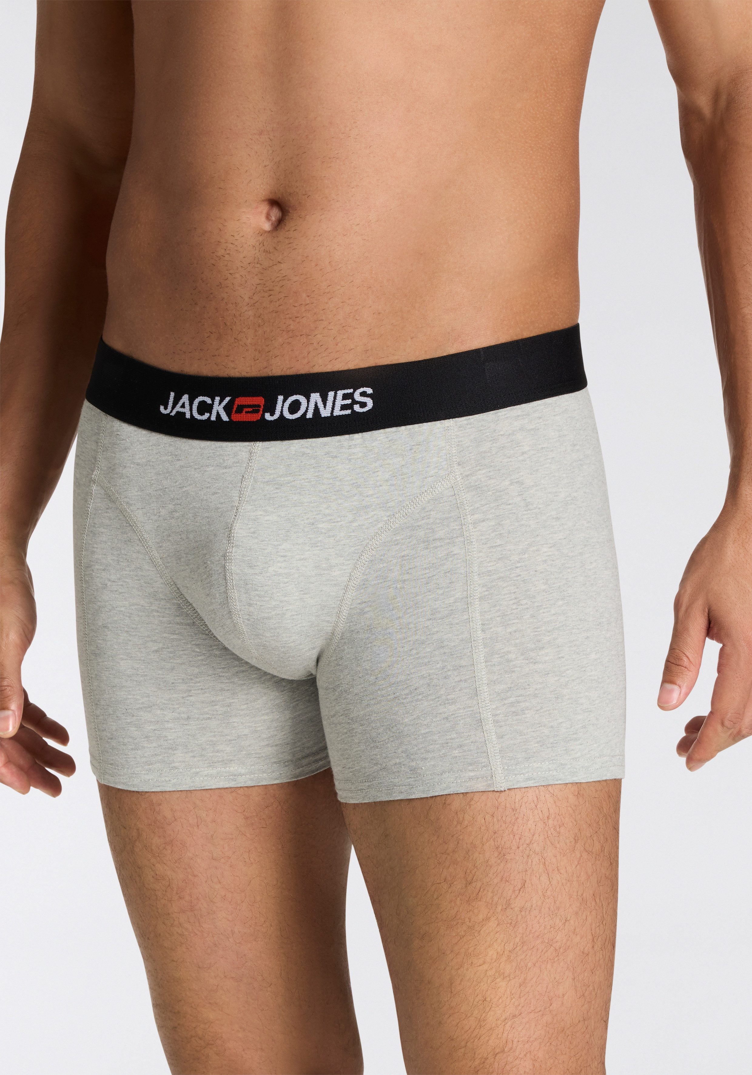 Jack & Jones Trunk JACOLD – Boxershorts mit farbigem Bund im 6er-Pack (Packung, 6-St) Druck, modisch, regular fit, Jersey – Bild 4 von 5