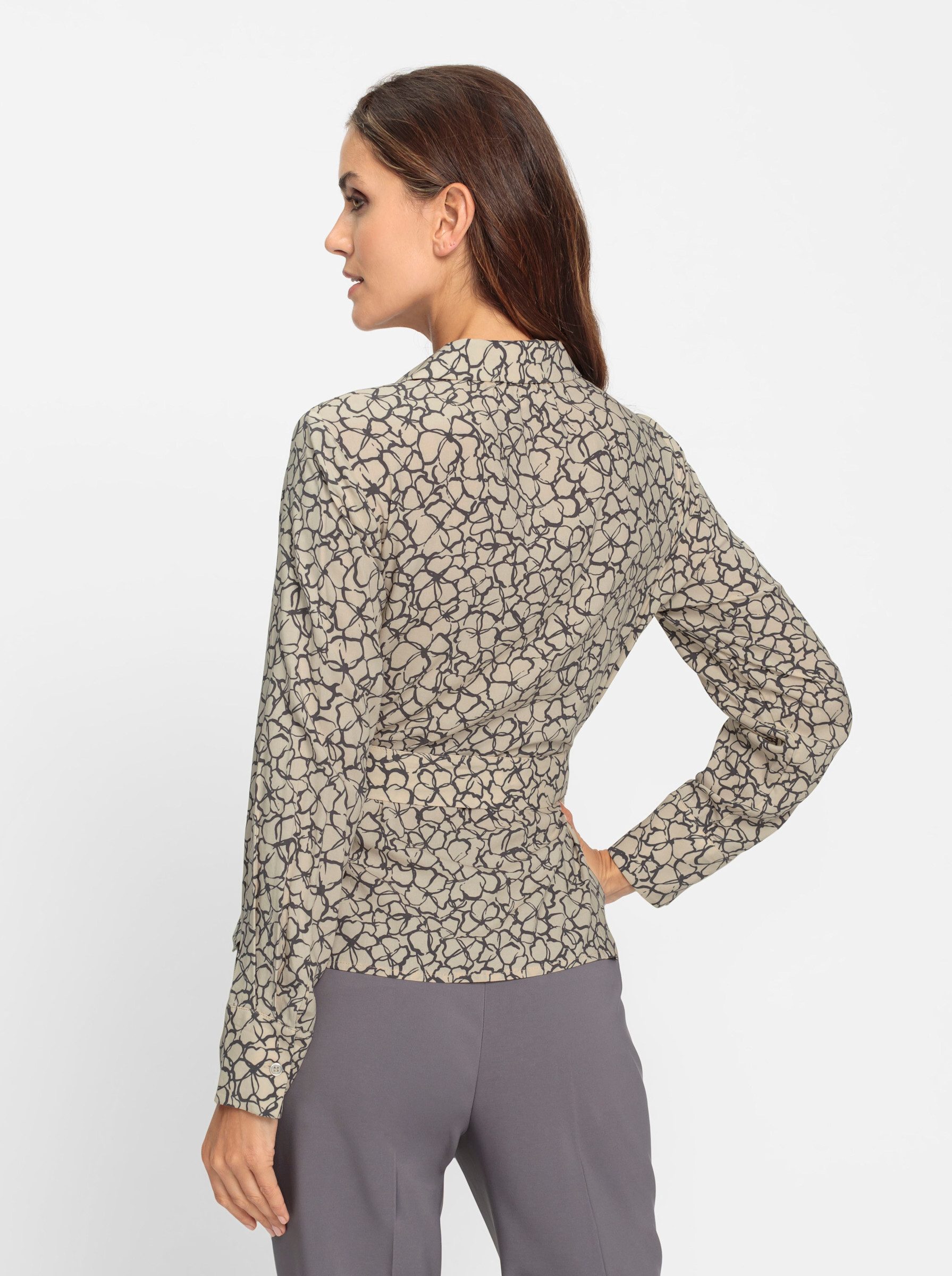 heine Klassische Bluse Druckbluse . günstig online kaufen