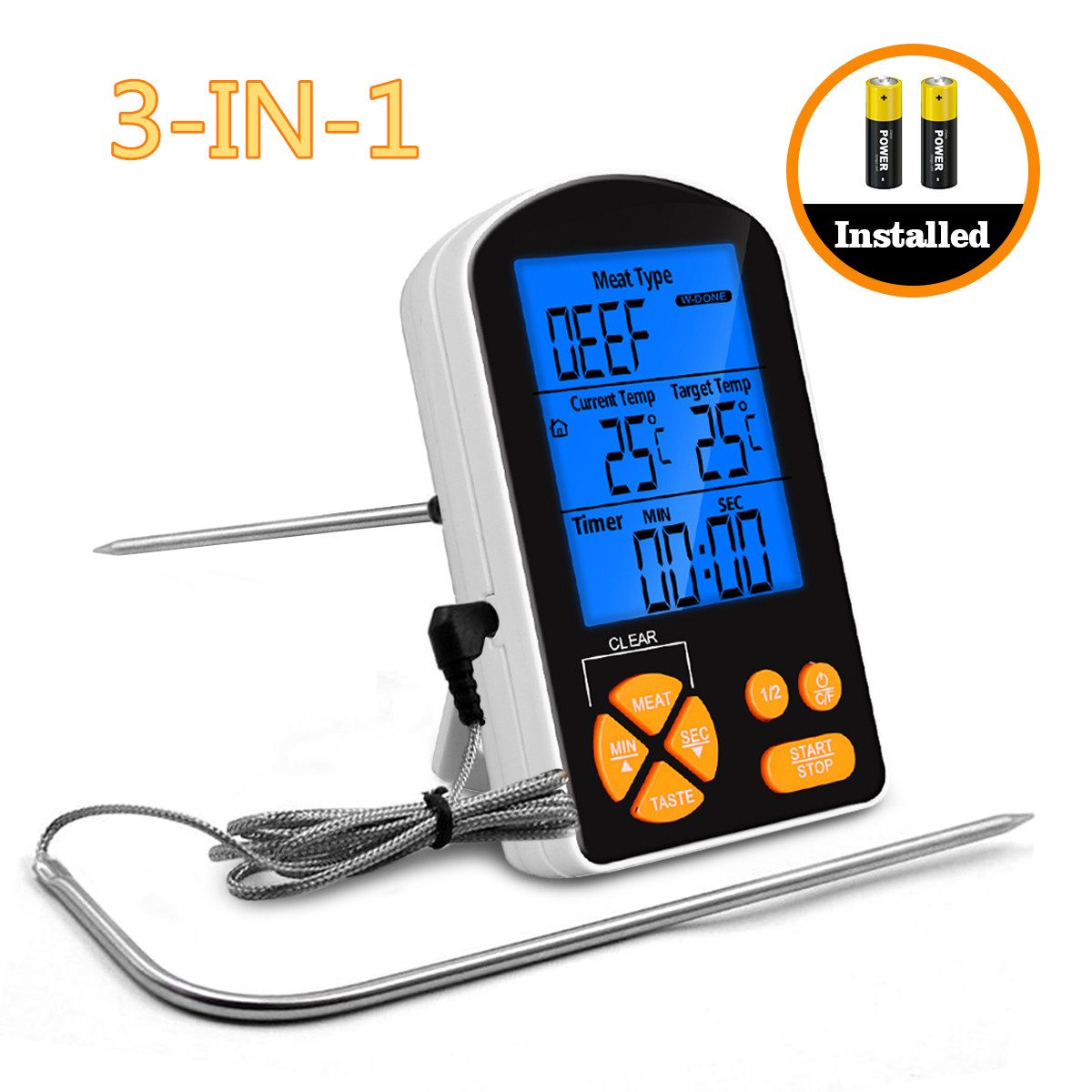 Gartenthermometer 3-in-1 Thermometer