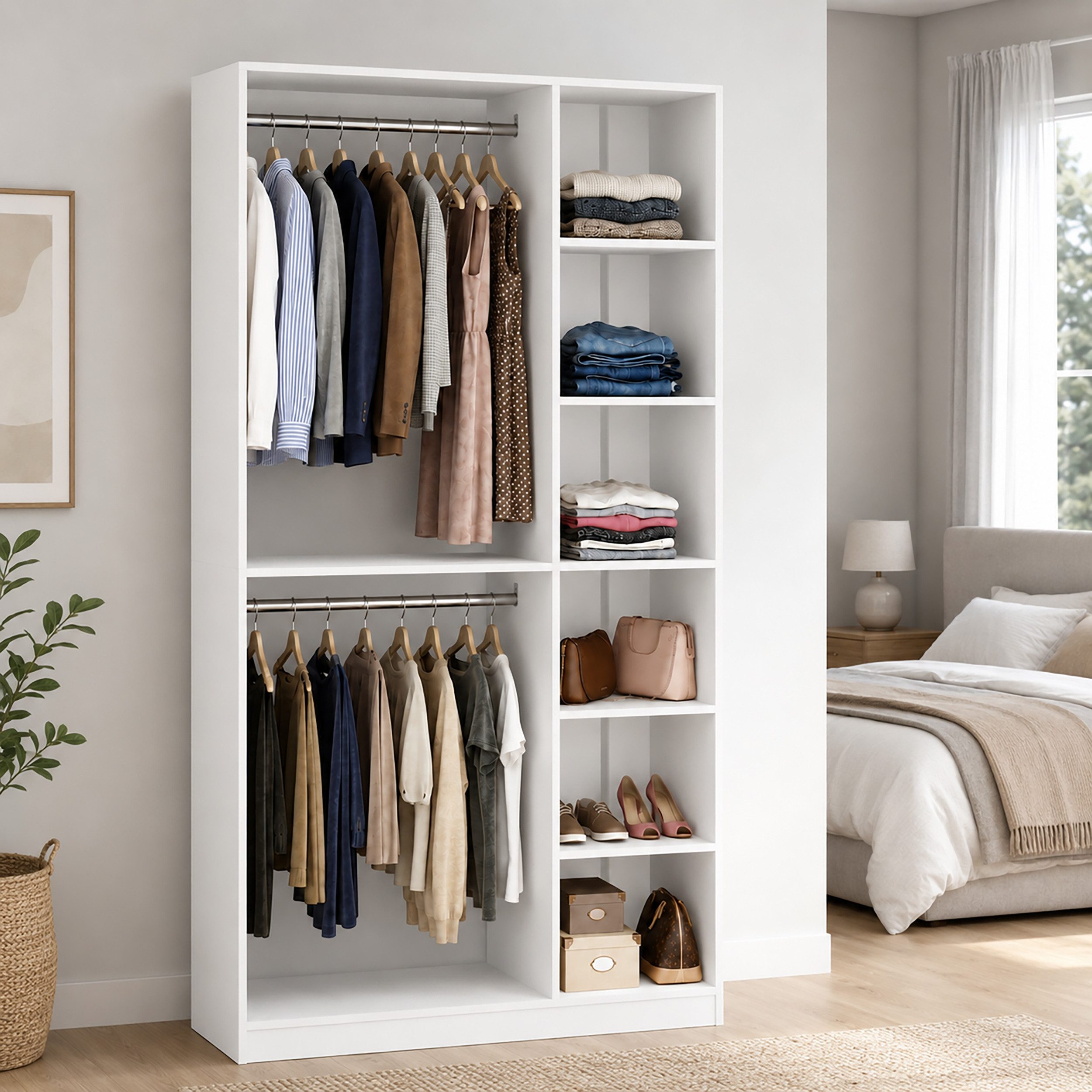 VCM Kleiderschrank Palosa XL 211x110x35cm