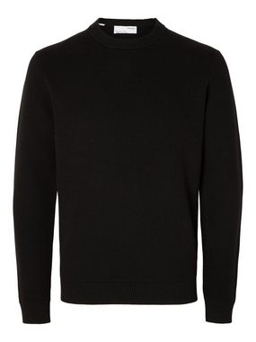 SELECTED HOMME Rundhalspullover SLHDANE LS KNIT STRUCTURE CREW NECK NOOS