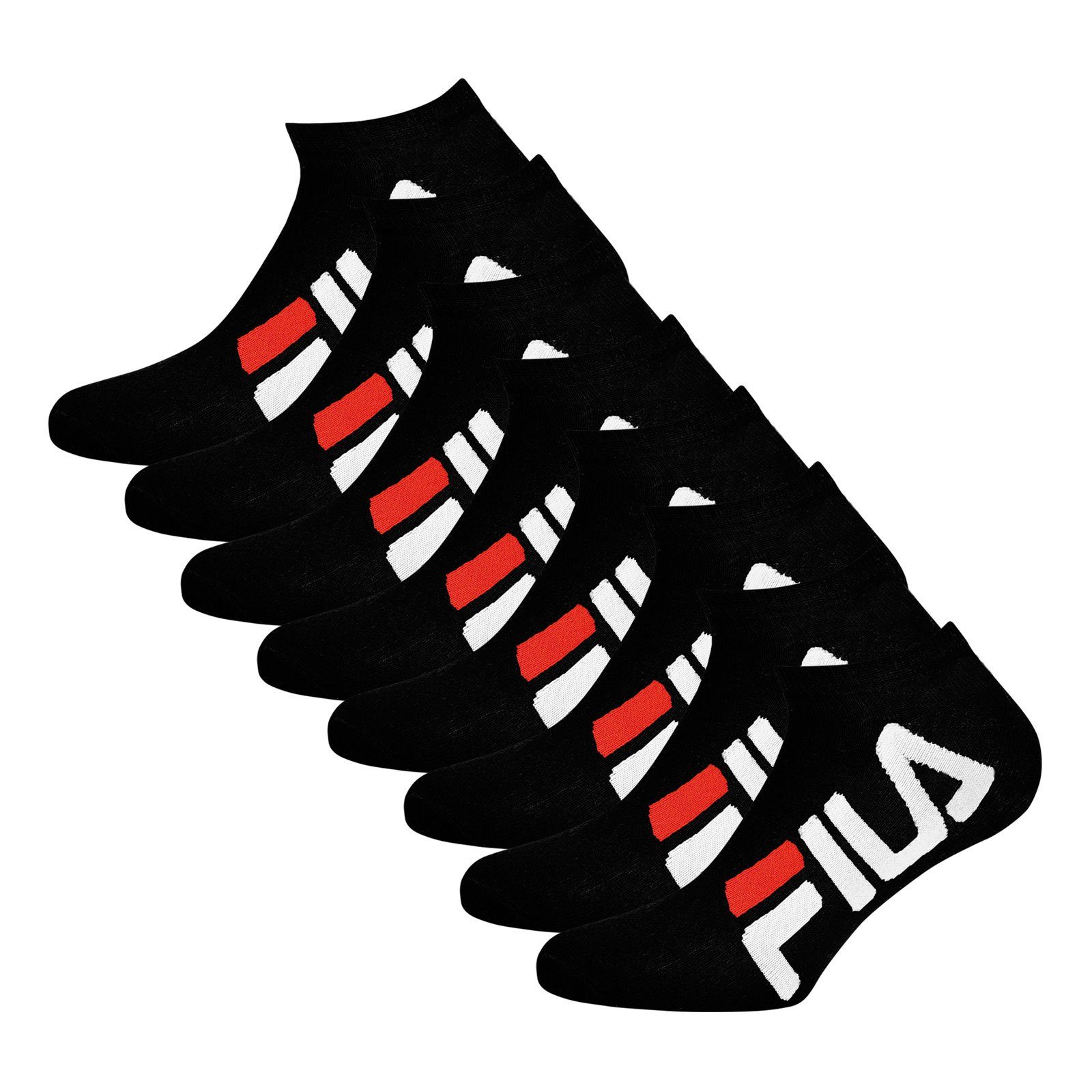 Fila Sneakersocken Calza Inivisible Socks (4-Paar) mit großem Markenschriftzug 200 black | Sneakersocken