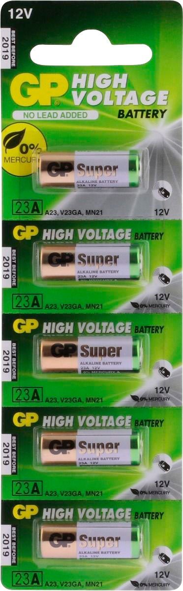 Alkaline V, 5 23A 5er Pack (12 Rundzellenbatterie Batteries GP St) Batterie,