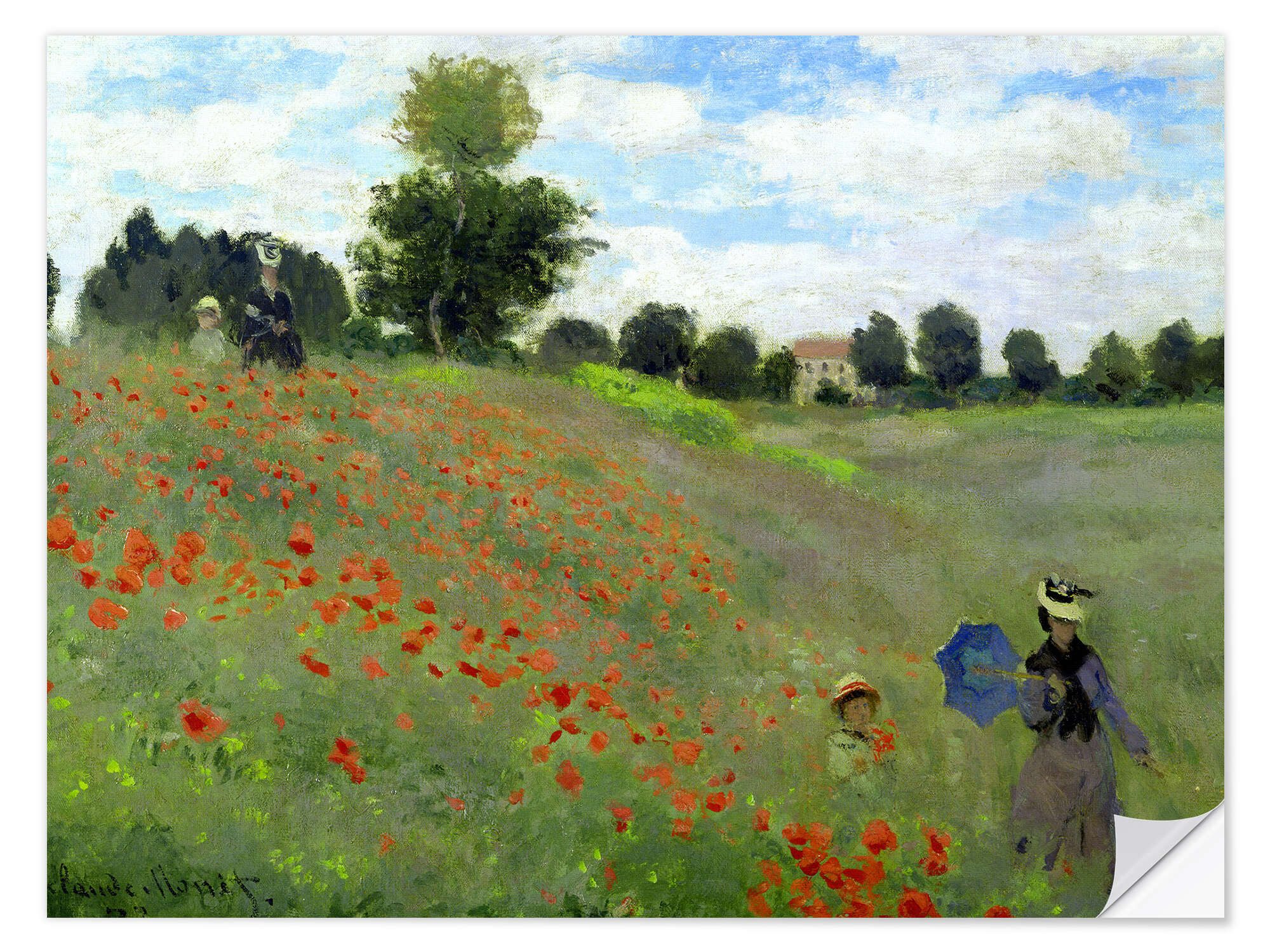 Wandfolie Claude Monet