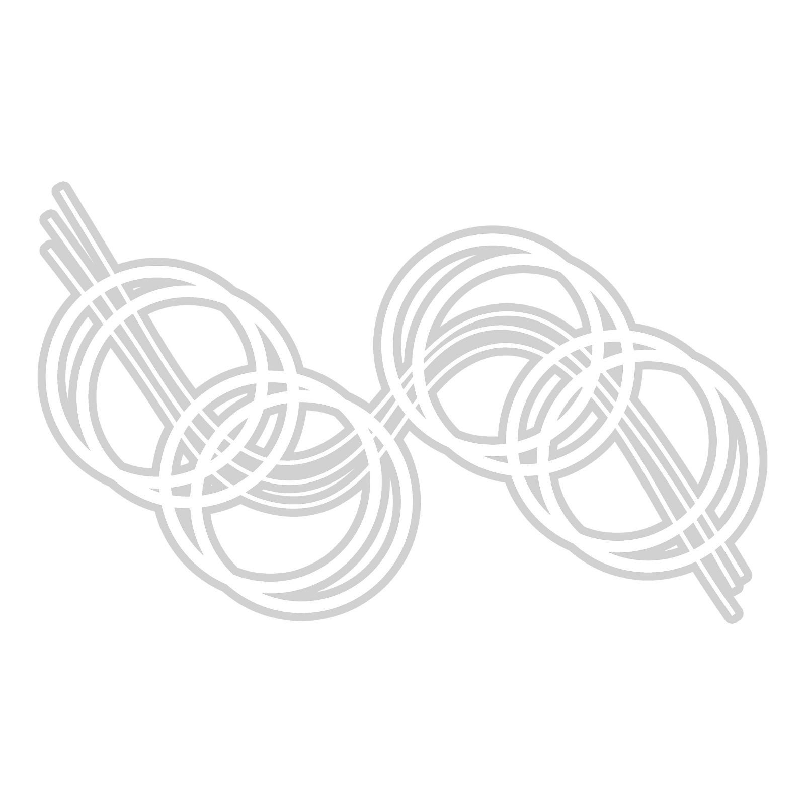 Wanddekoobjekt Kreisförmige Linie Metall Wanddekoration, Linie Dekoration,Modern Stil