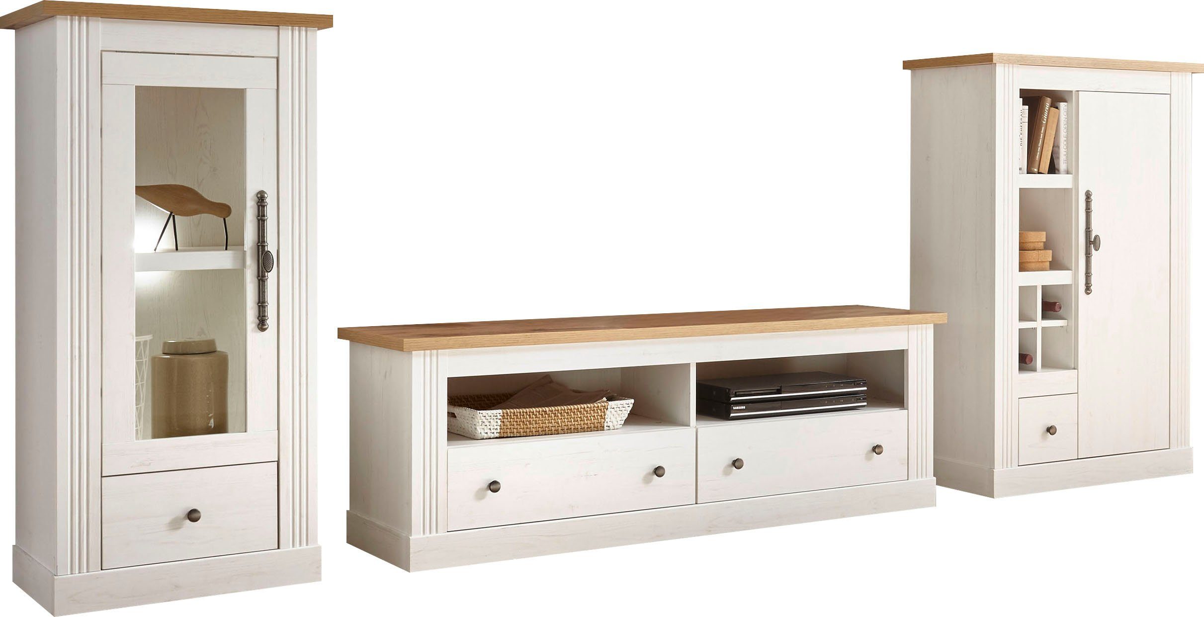 Home affaire Kommode Westminster TOPSELLER! (Höhe ca. 122cm), Schrank mit praktisch viel Stauraum