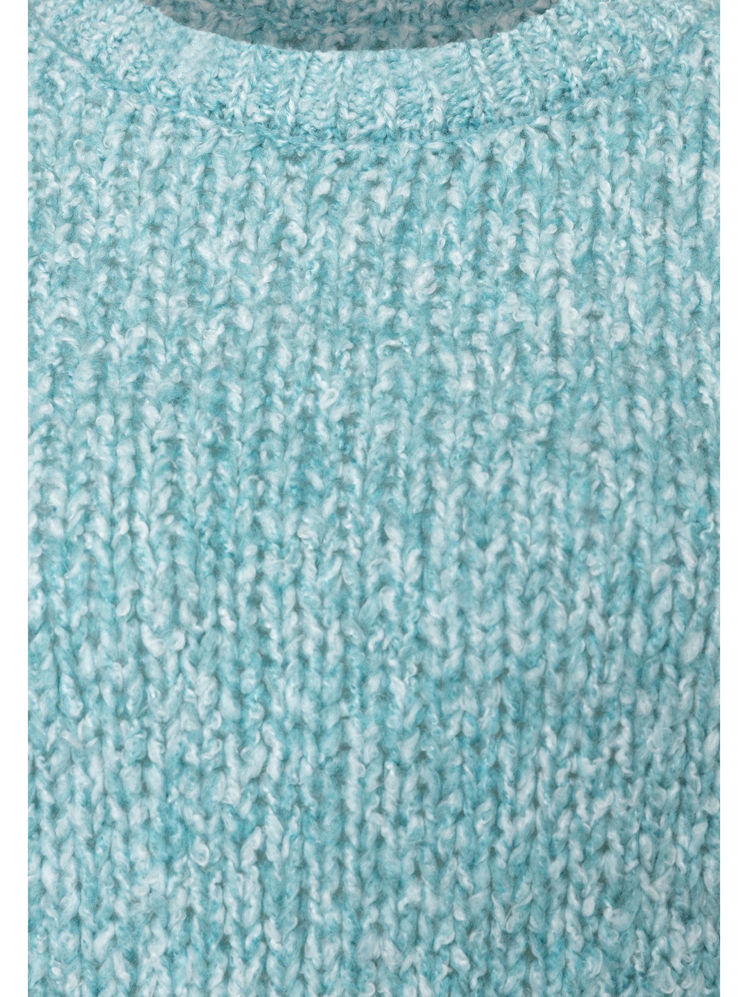 MORE&MORE Rundhalspullover kuschelig warmer Bouclé-Pullover
