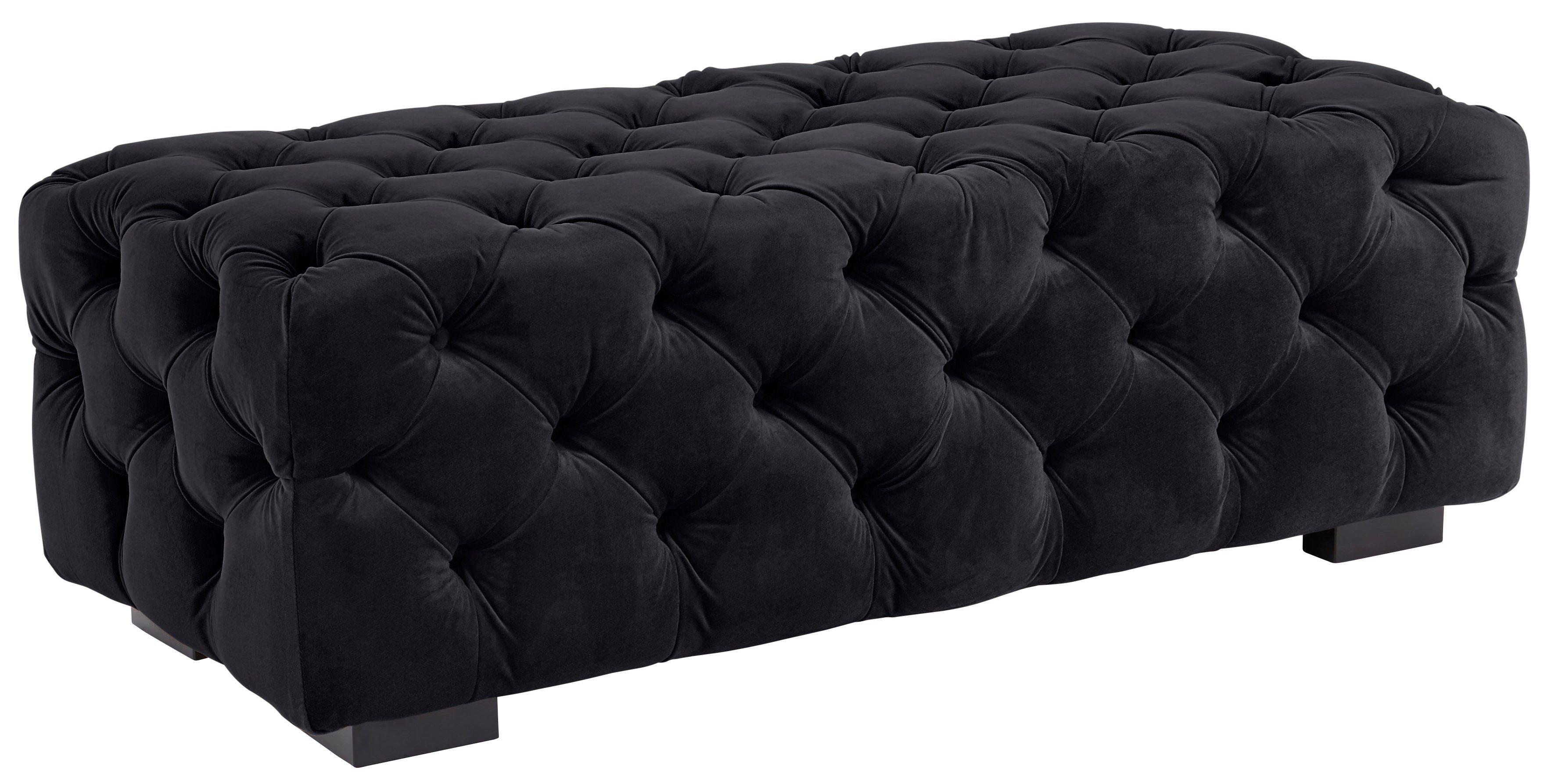 Home affaire Polsterhocker Kalina, mit klassischer Chesterfield-Knopfheftung