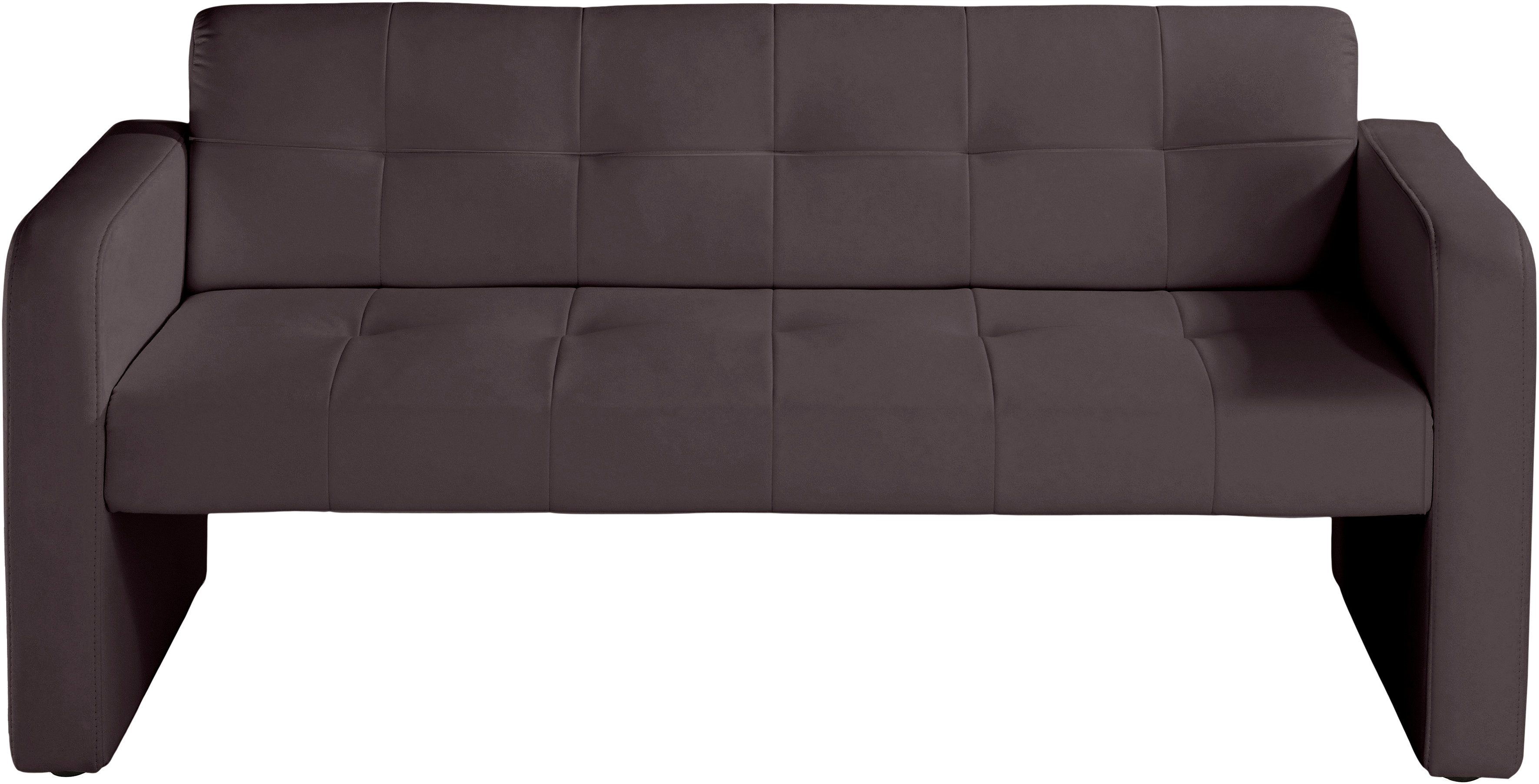 exxpo - sofa fashion Sitzbank Barista Küchensofa, kompakte Stellmaße, Sitzhöhe 49cm, mit Rückenlehne