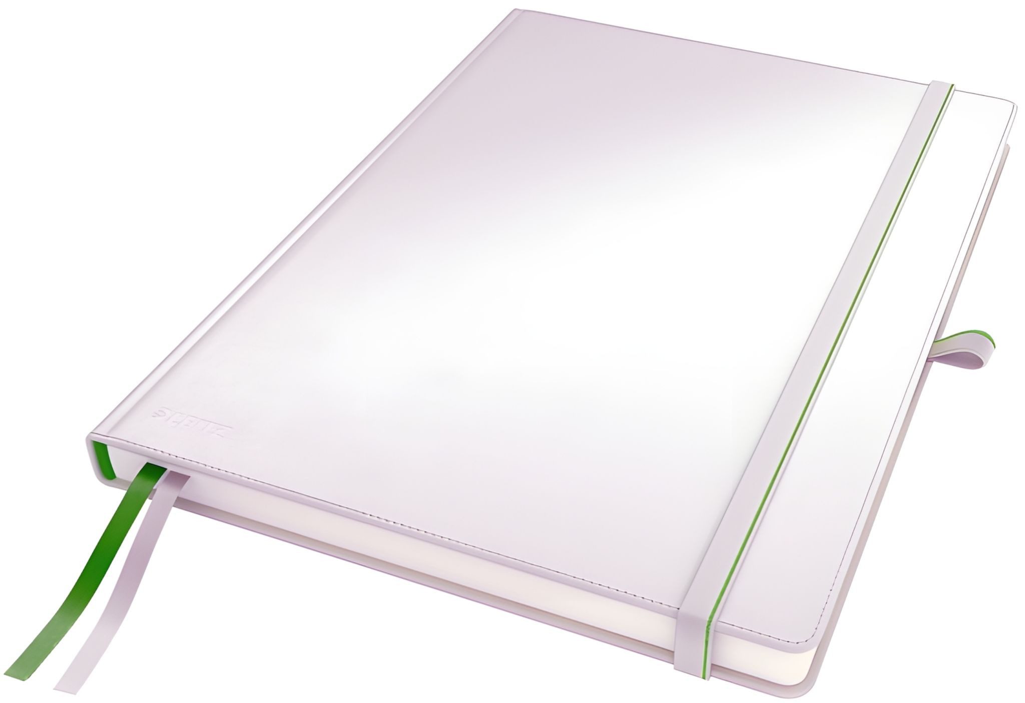 LEITZ Notizbuch LEITZ Notizbuch A4 Complete weiß mit festem Einband in hochwertiger