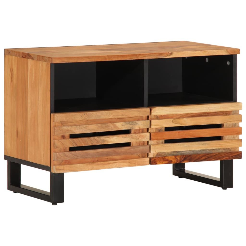 vidaXL Sideboard NA Sideboard aus massivem Akazienholz 70x34x46 cm für Wohnzimmer und S