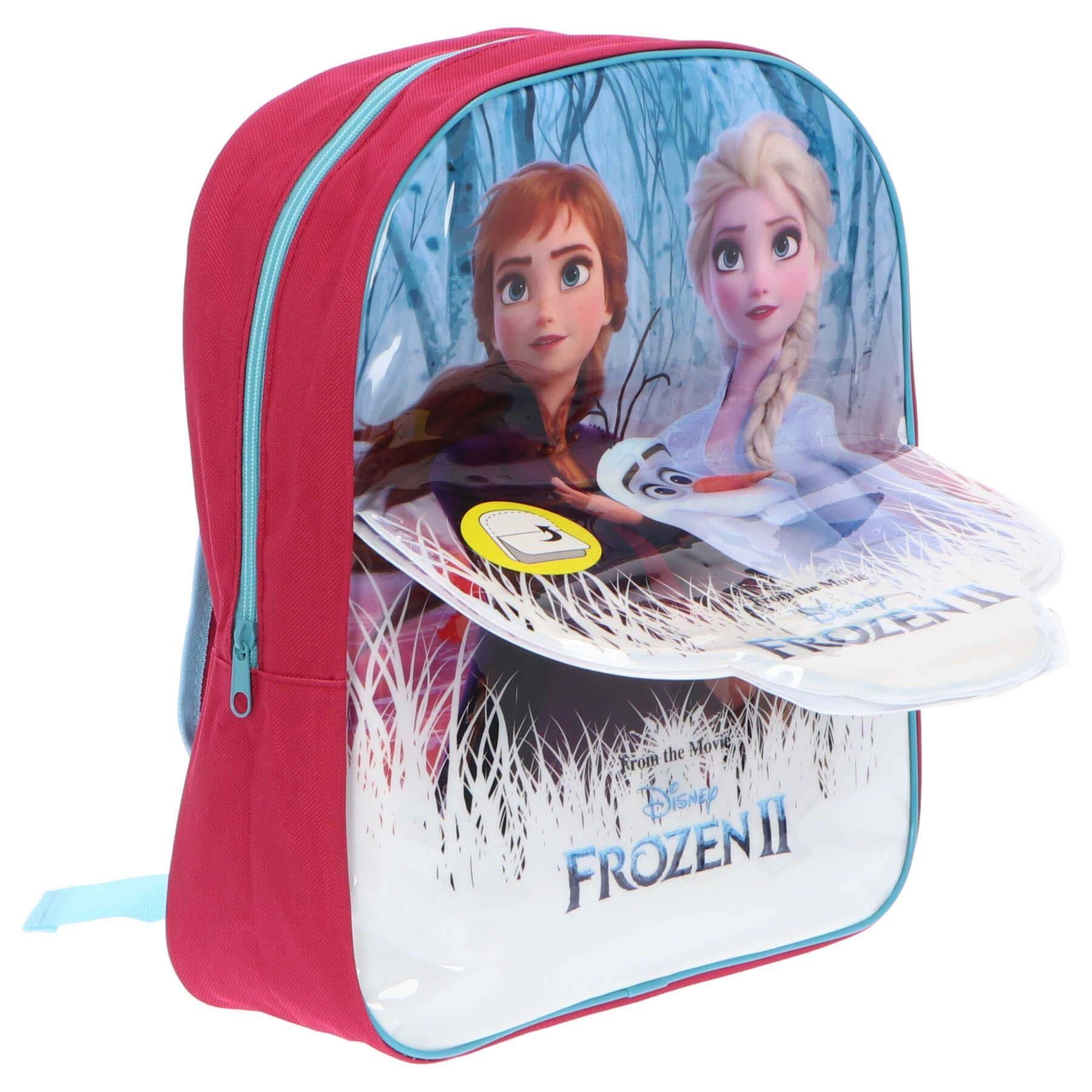Disney Frozen Rucksack Dreifach-Panel-Rucksack Schultasche mit drei Fächern