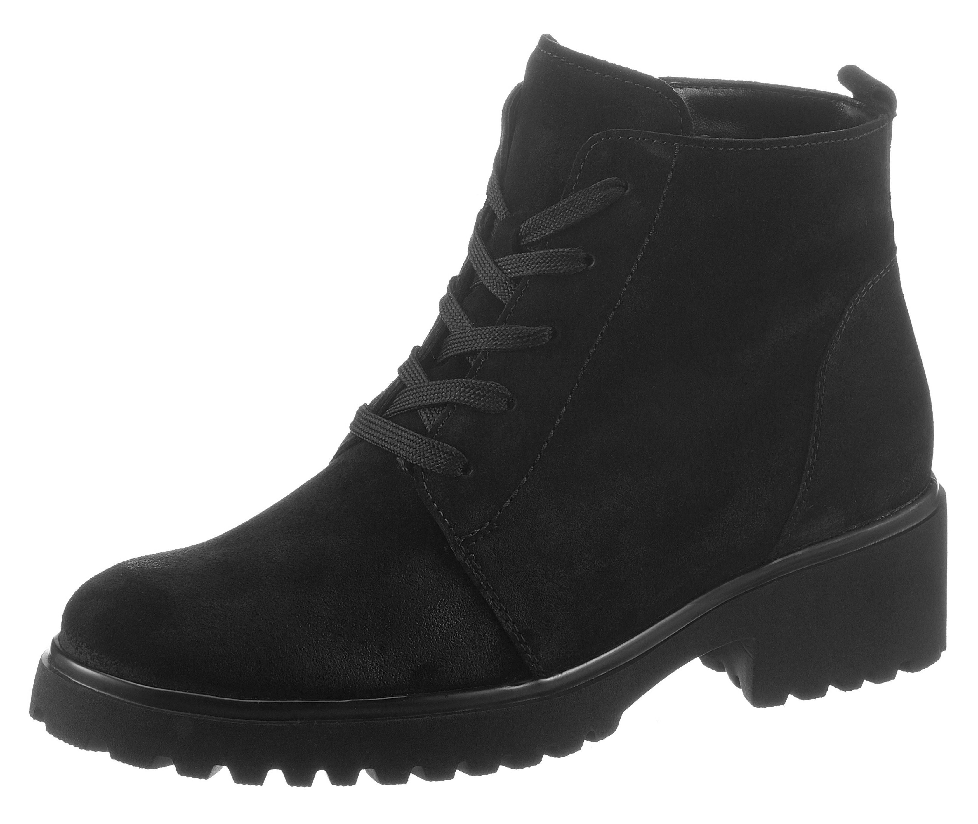 Waldläufer H-LUISE Schnürboots, Stiefelette, Blockabsatz, in bequemer Schuh günstig online kaufen