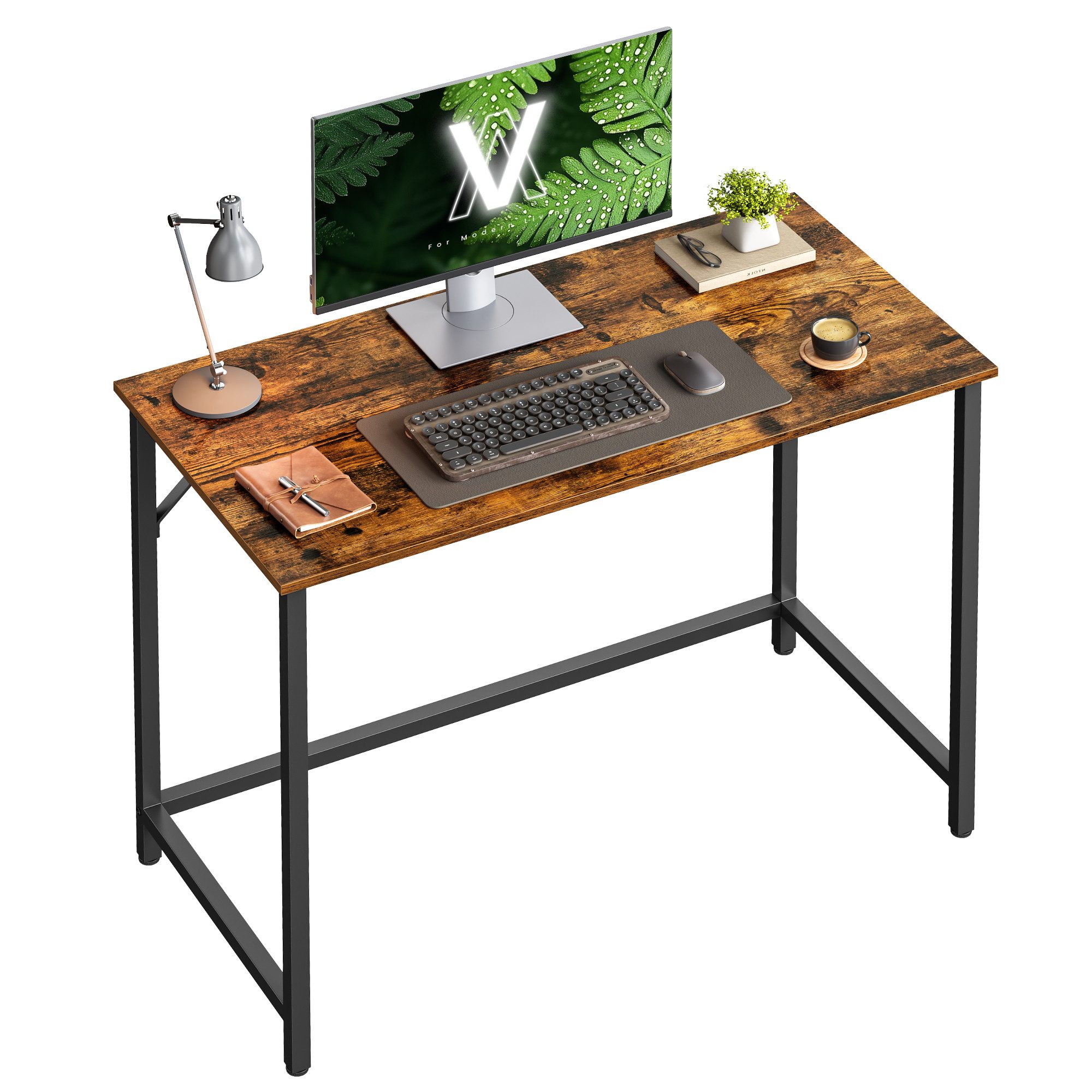 VASAGLE Schreibtisch Computertisch, Bürotisch, 80/100/120/140/160 cm, günstig online kaufen