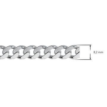 trendor Panzerkette für Männer 925 Sterlingsilber Flachpanzer 8,2 mm