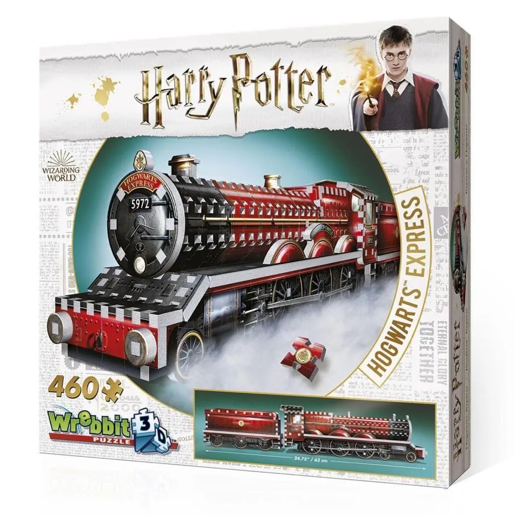 JH-Products Puzzle Hogwarts Express Zug/Hogwarts Express Train - 3D-Puzzle 460 Teile, 460 Puzzleteile