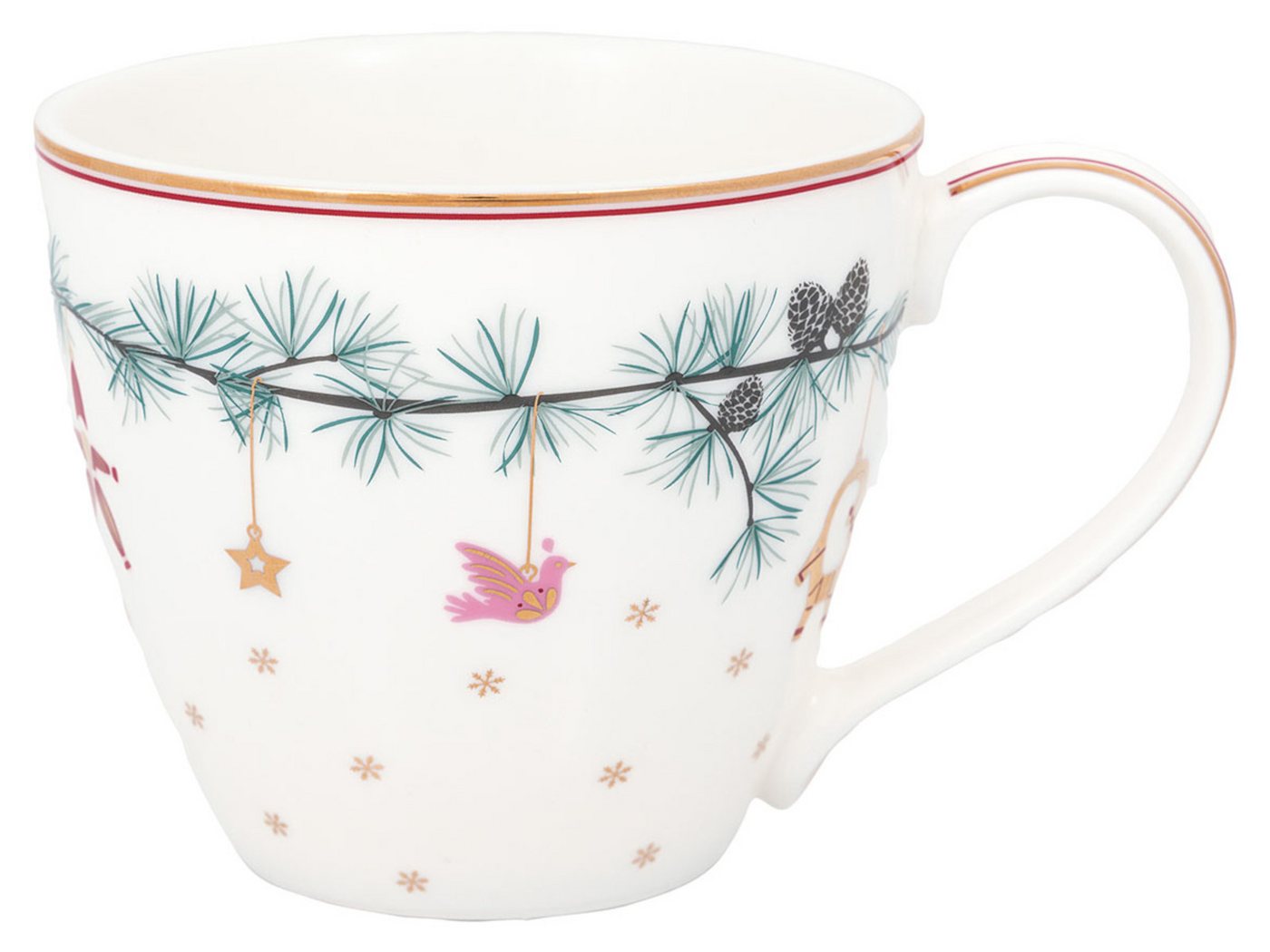 Greengate Tasse Juana Tasse white 0,3l, Steingut