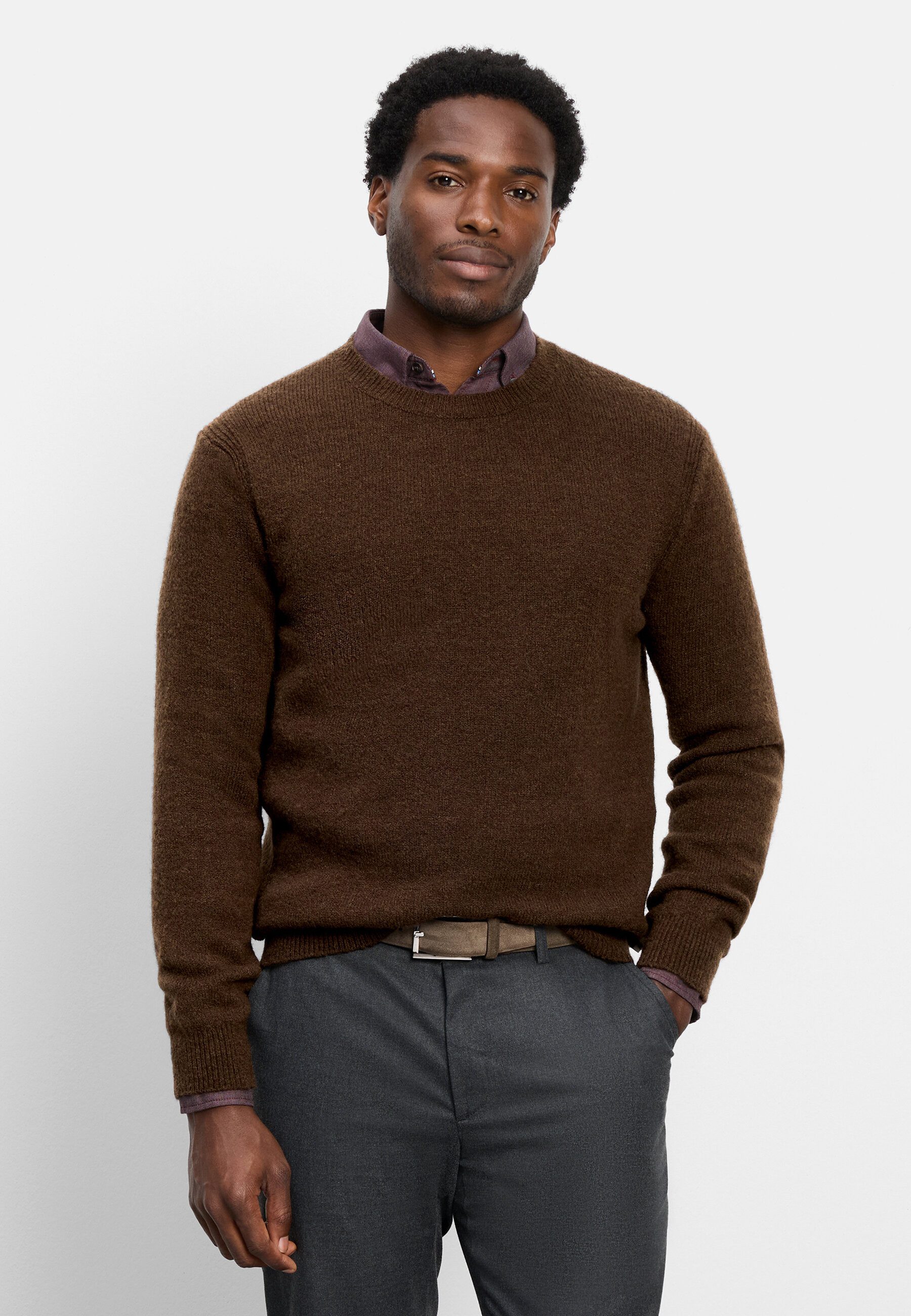 OLYMP Strickpullover OLYMP Casual Strick, Pullover
