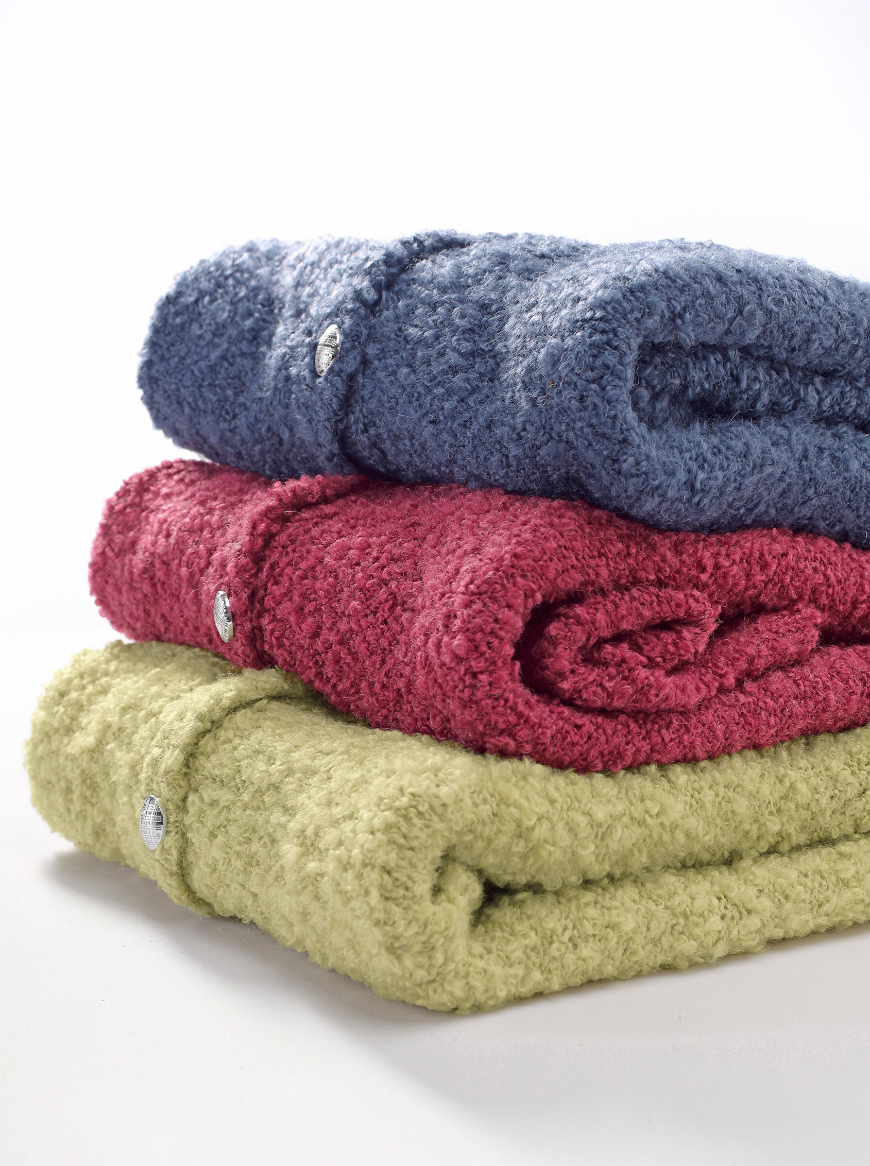 heine Strickjacke Strickjacke Langarm Effektgarn, Links-Strick