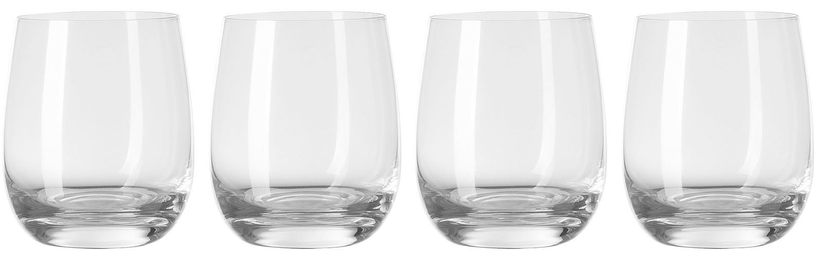 Fink Glas PREMIO, Glas, Trinkglas, 4er Set, transparent, Wasserglas, Cocktailglas