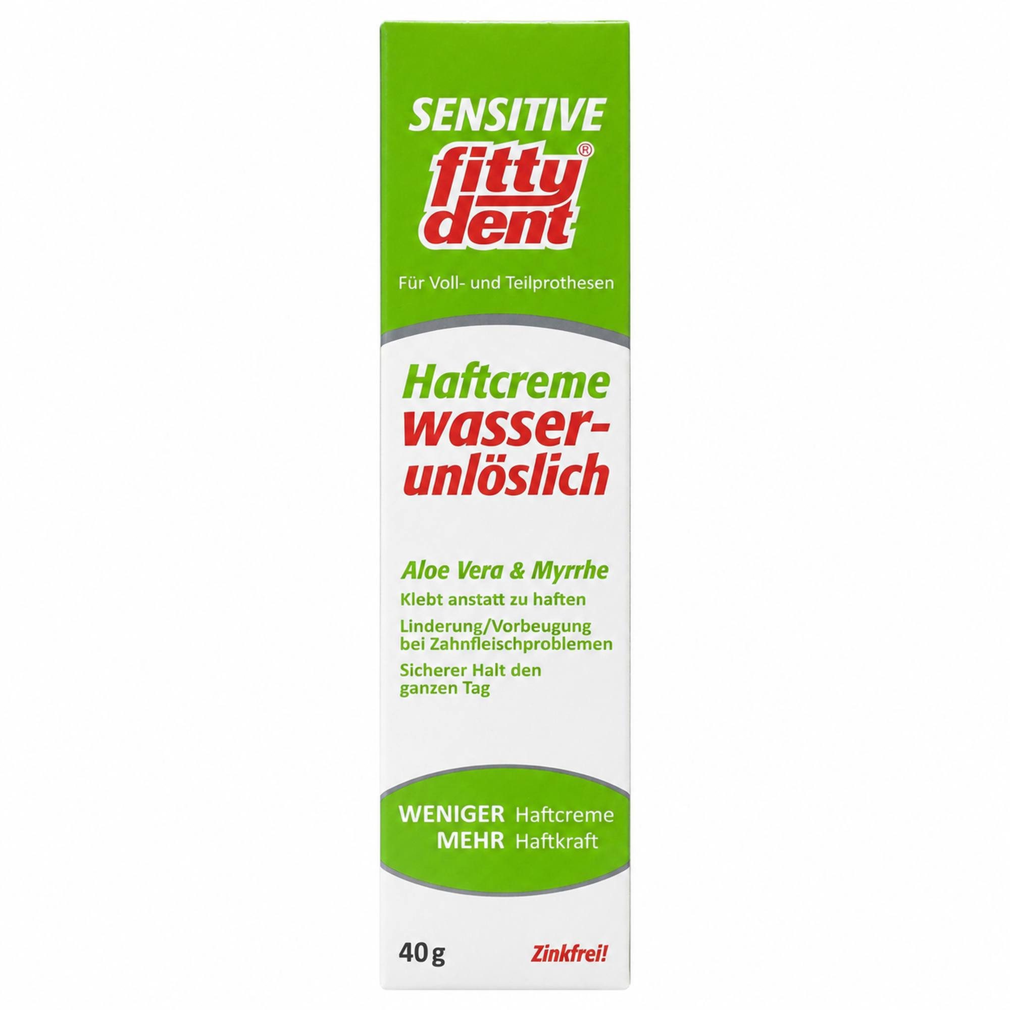 Hansa Naturheilmittel Zahnpasta FITTYDENT sensitive Haftcreme 40g