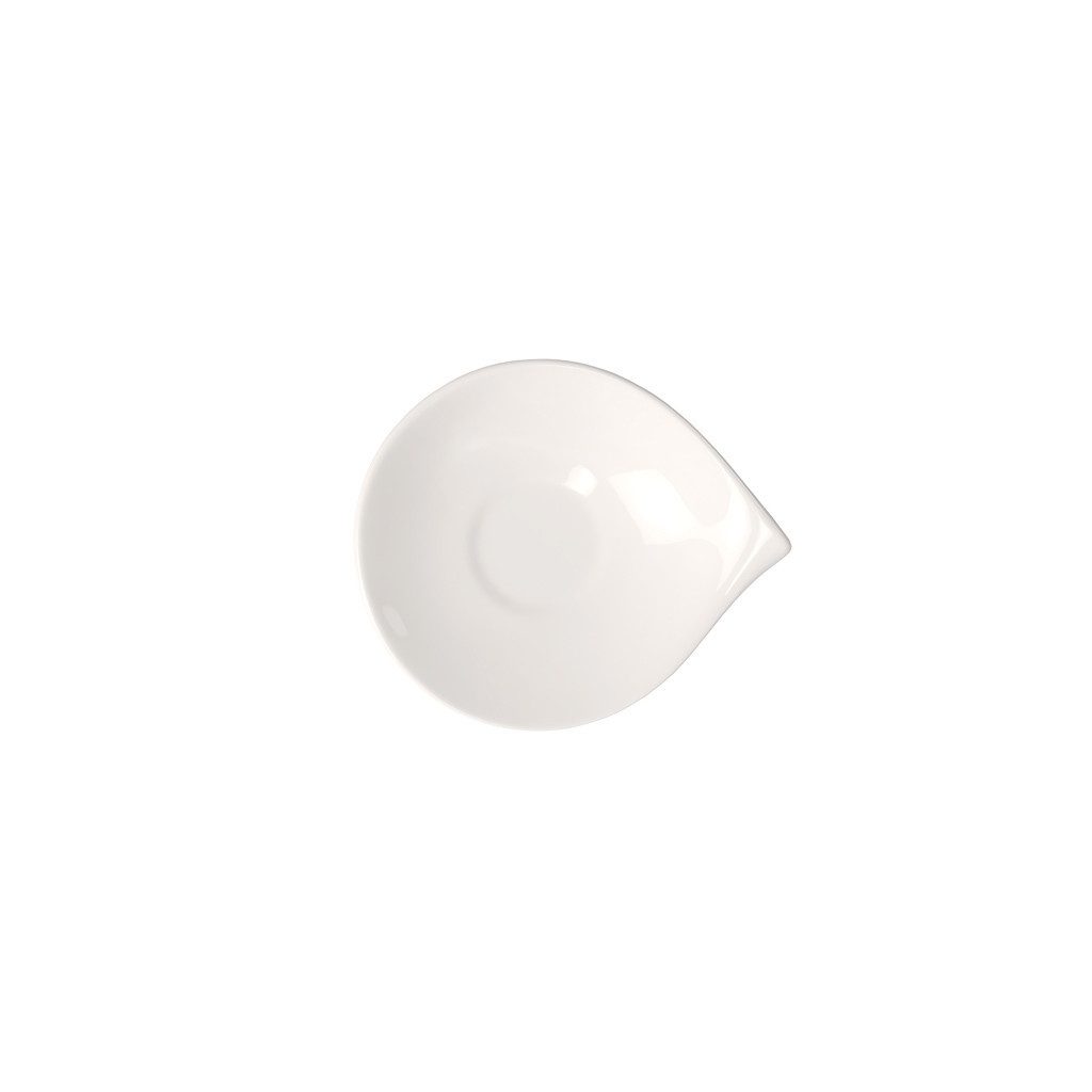 Villeroy & Boch Untertasse Flow Kaffee-Untertasse, (1 St), Premium Porcelain, mikrow.- & spülm.sicher, Made in Germany