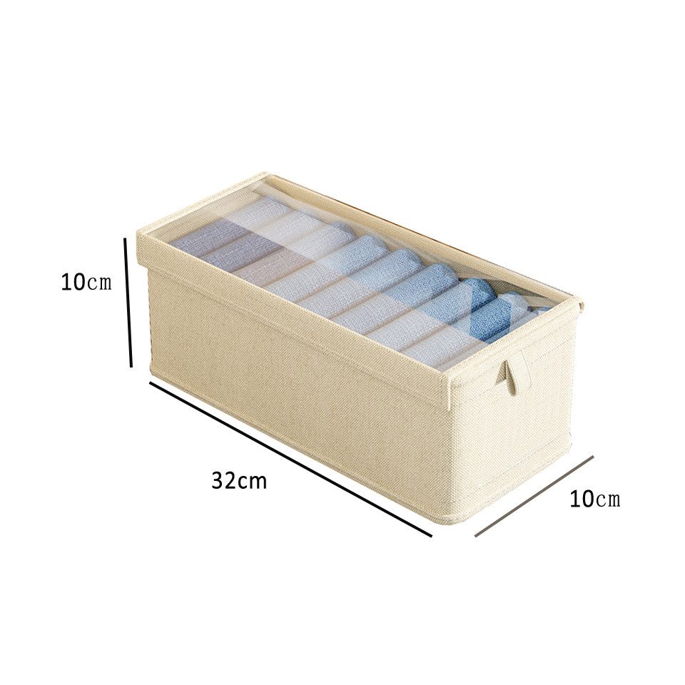 Coonoor Aufbewahrungsbox Faltbare Aufbewahrungsbox, Mit transparentem günstig online kaufen