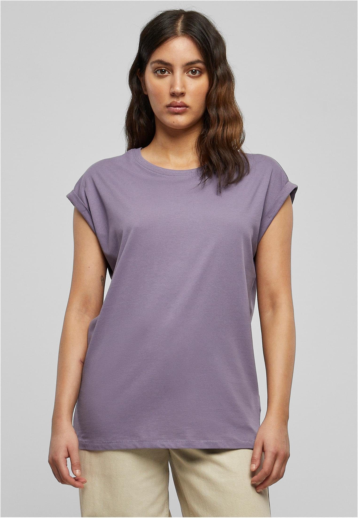 URBAN CLASSICS Rundhalsshirt Ladies Extended Shoulder günstig online kaufen