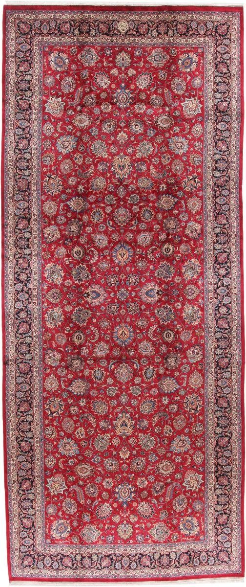Orientteppich Mashhad 244x582 Handgeknüpfter Orientteppich / Perserteppich Läufer, Nain Trading, rechteckig, Höhe: 12 mm
