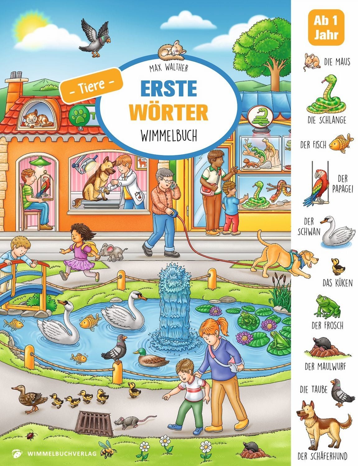Erste Wörter Wimmelbuch Tiere / diverse