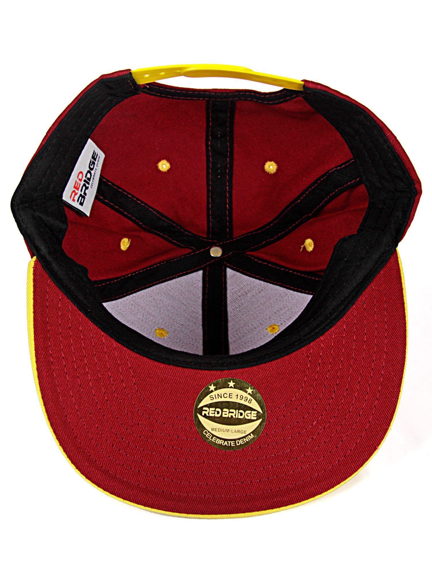 Sittingbourne RedBridge Baseball Cap mit bordeaux Schirm kontrastfarbigem