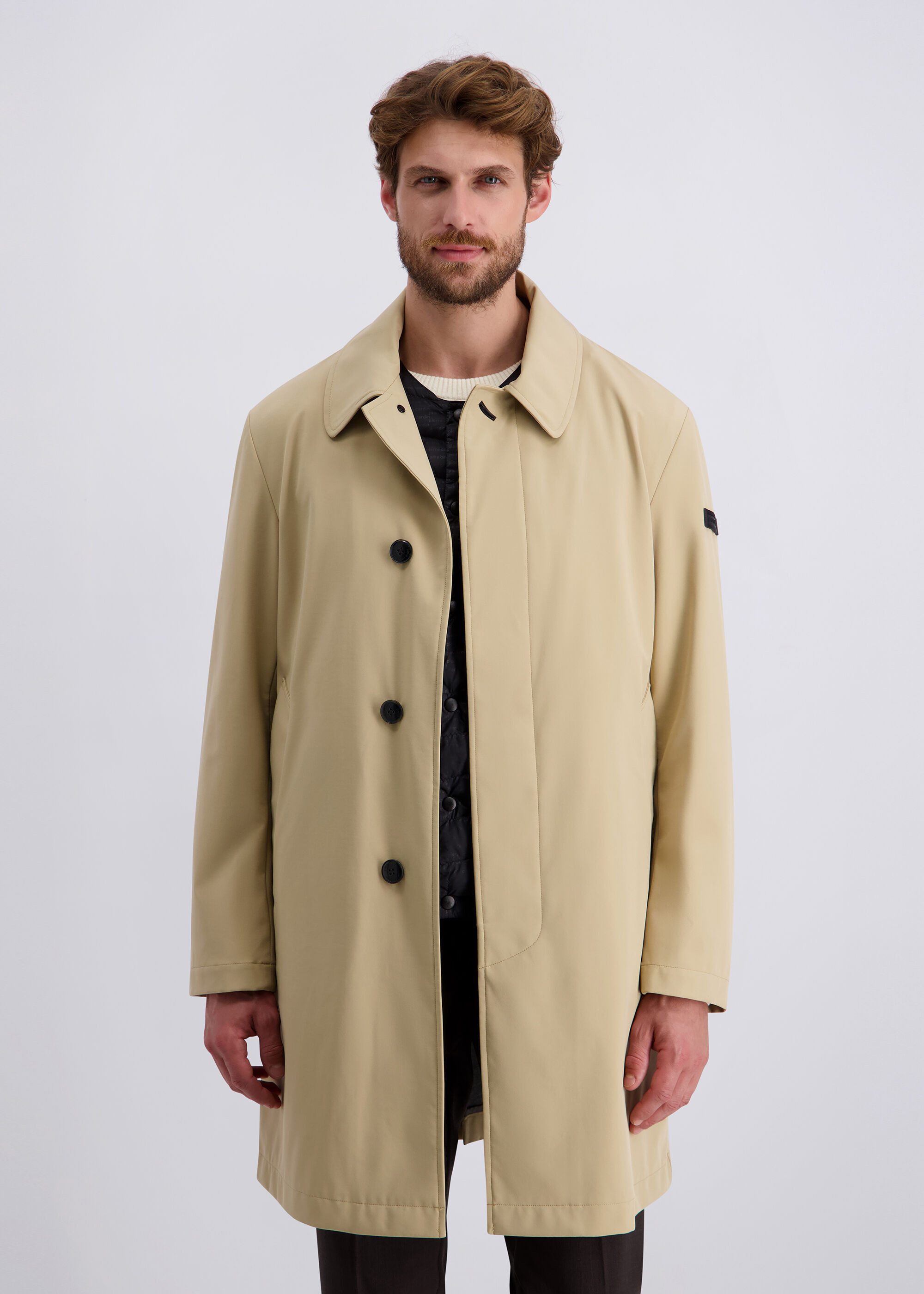 Pierre Cardin Regenmantel Eleganter Trenchcoat im Comfort Fit