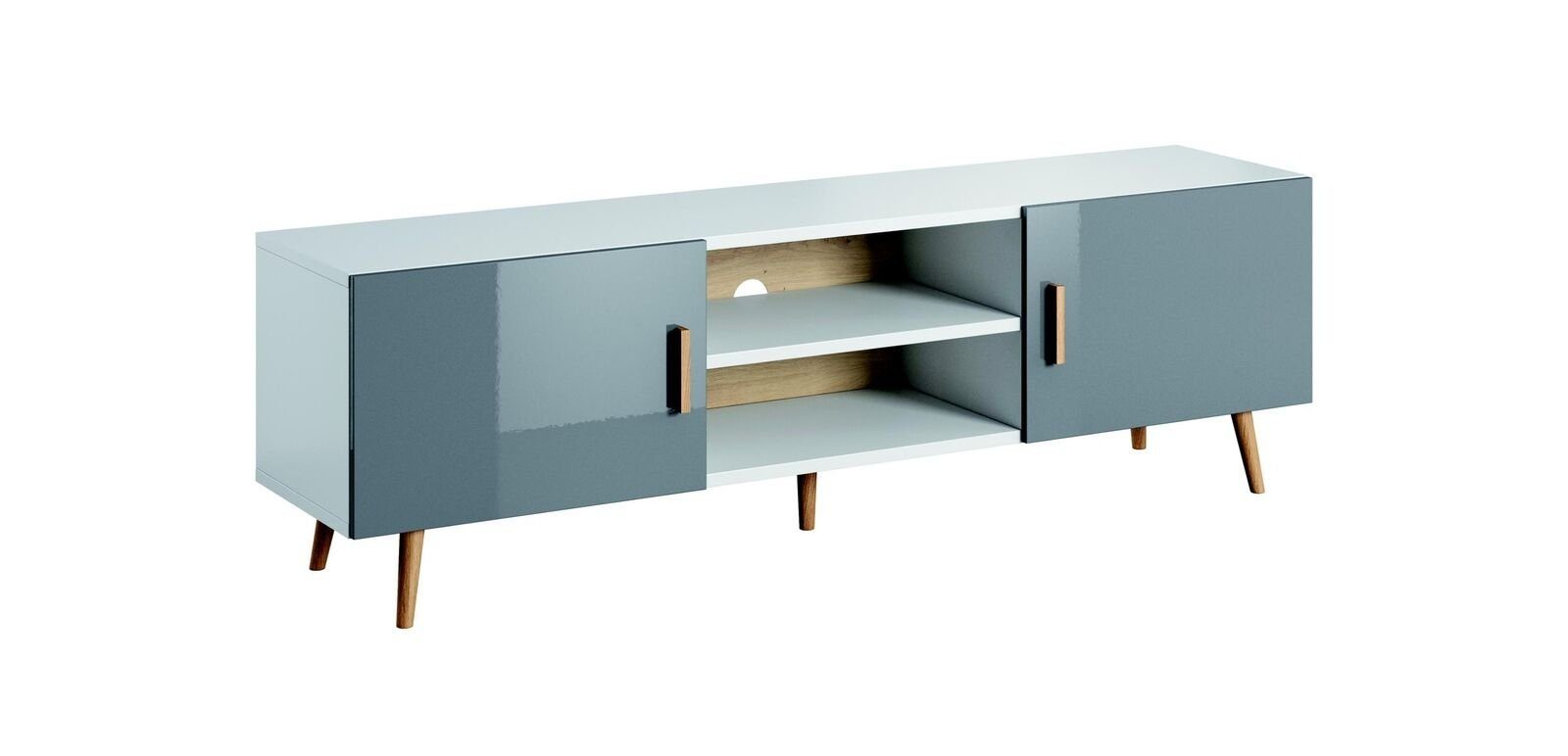 Schrank Regal Vitrinen Modern JVmoebel Wohnwände Set 4tlg Stil Wohnzimmer Wohnzimmer-Set, Modern Wohnwand